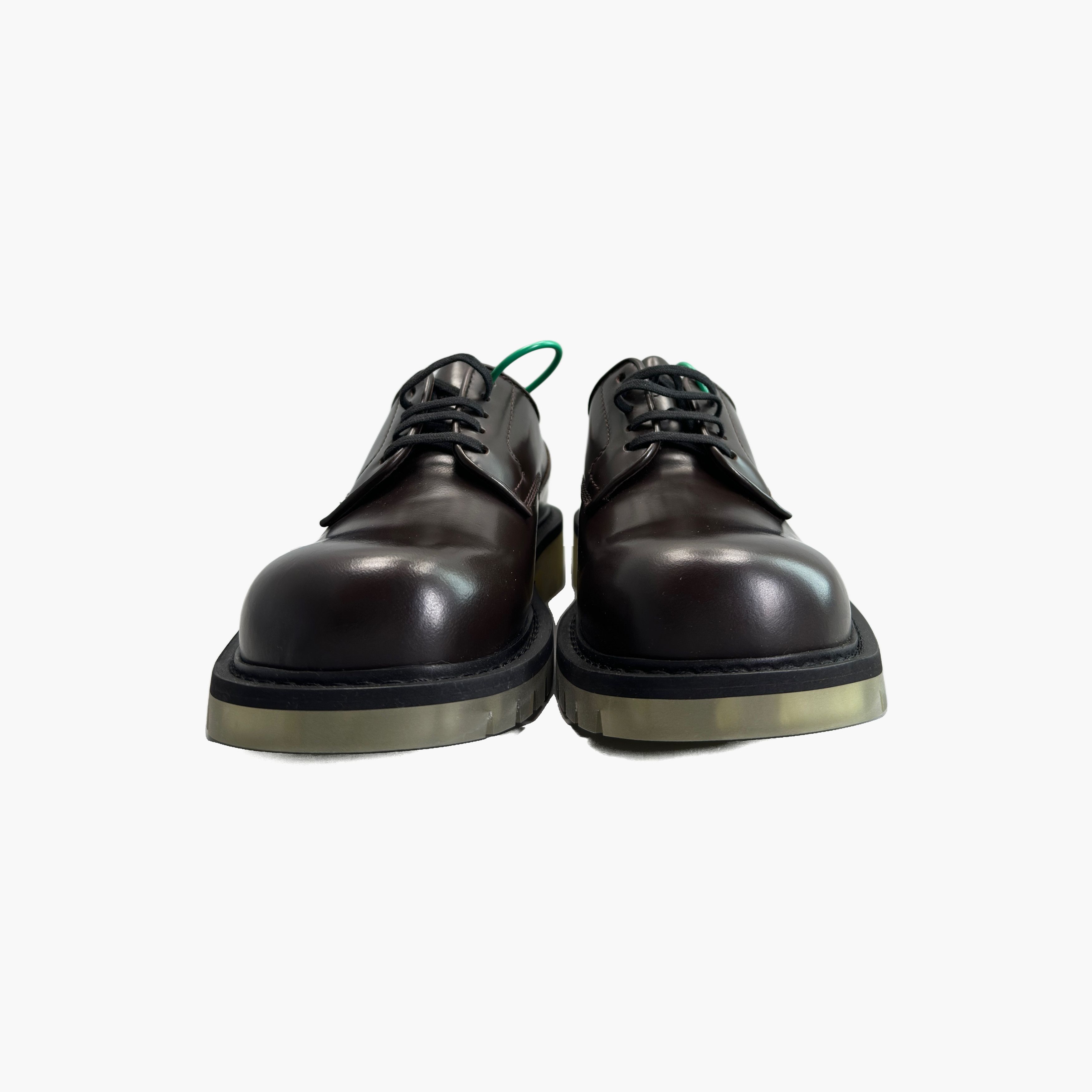 Bottega Veneta Bottega Veneta Brown Leather Lug Sole Derby Shoes Size 39 Size US 6 / EU 39 - 5 Thumbnail
