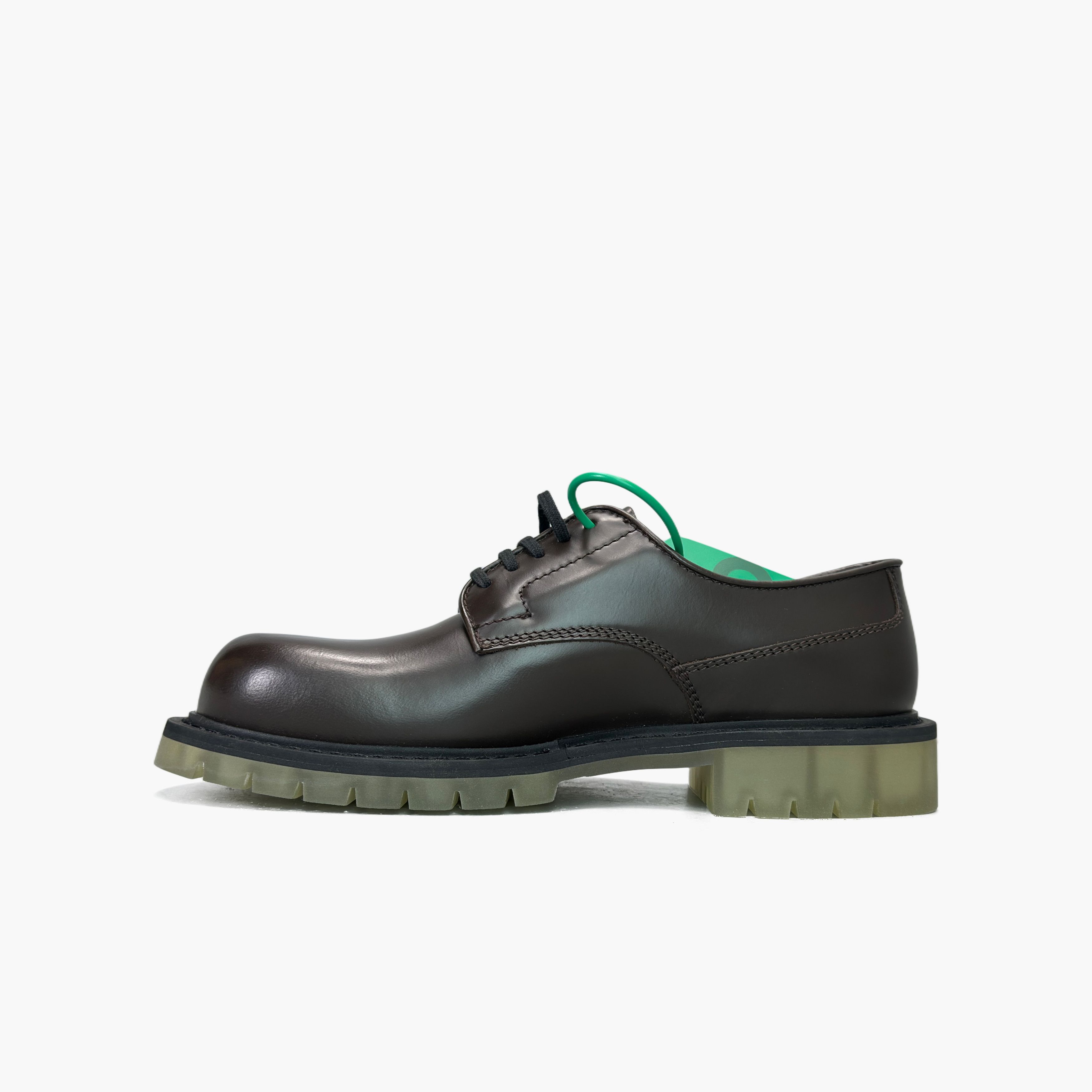 Bottega Veneta Bottega Veneta Brown Leather Lug Sole Derby Shoes Size 39 Size US 6 / EU 39 - 3 Thumbnail