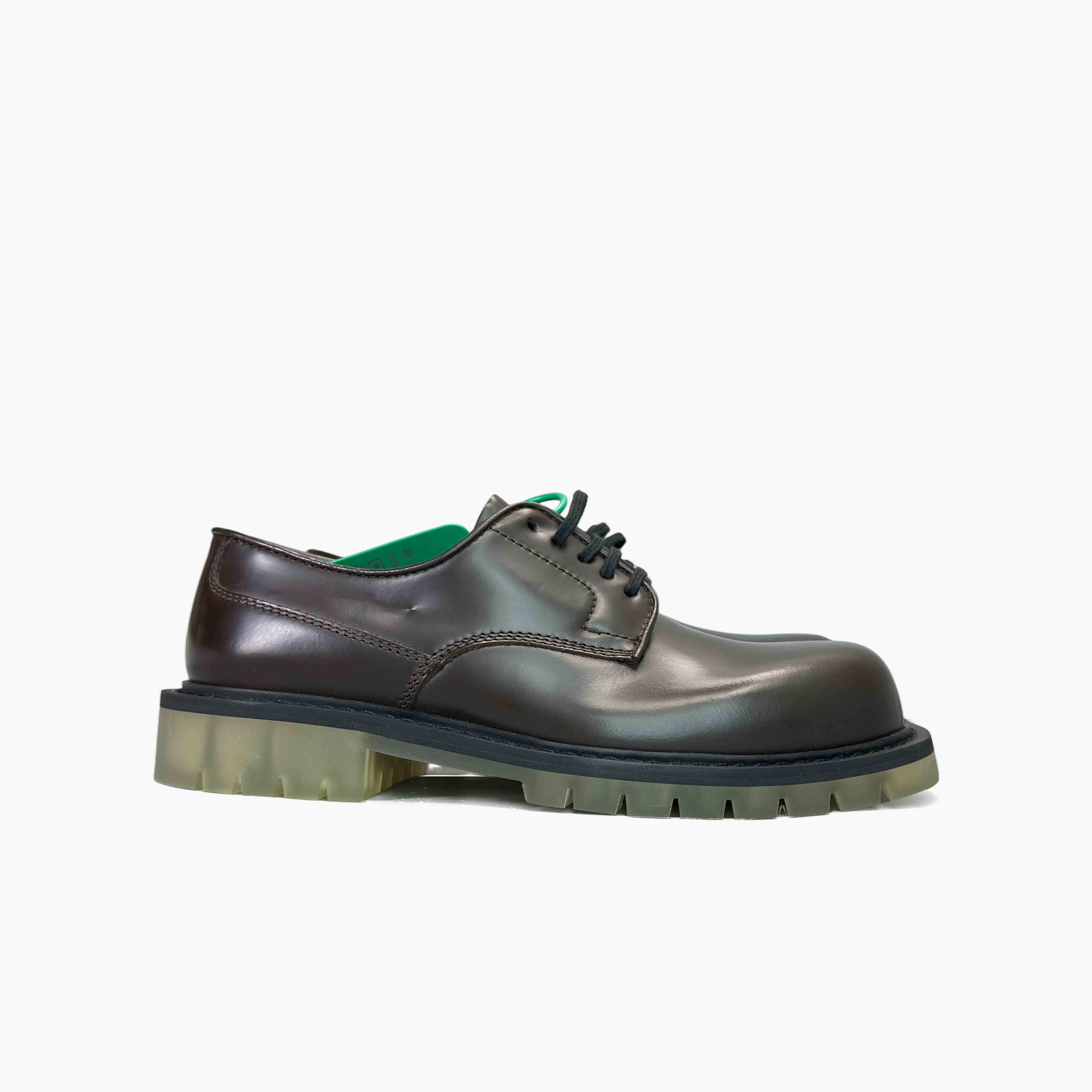 Bottega Veneta Bottega Veneta Brown Leather Lug Sole Derby Shoes Size 39 Size US 6 / EU 39 - 4 Thumbnail