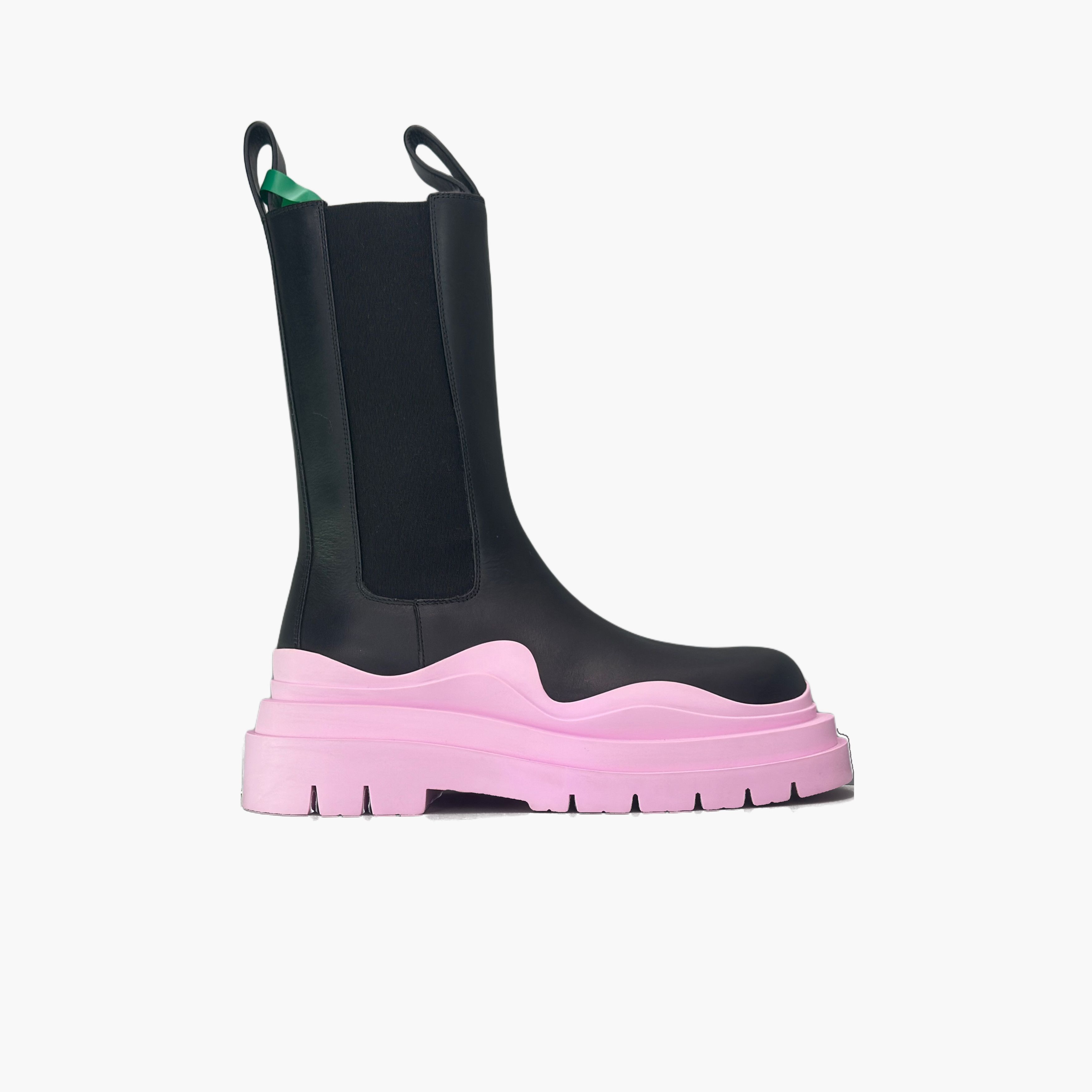 Bottega Veneta Bottega Veneta Black Pink Tire Chelsea Boots Size 36 Size US 6 / IT 36 - 4 Thumbnail