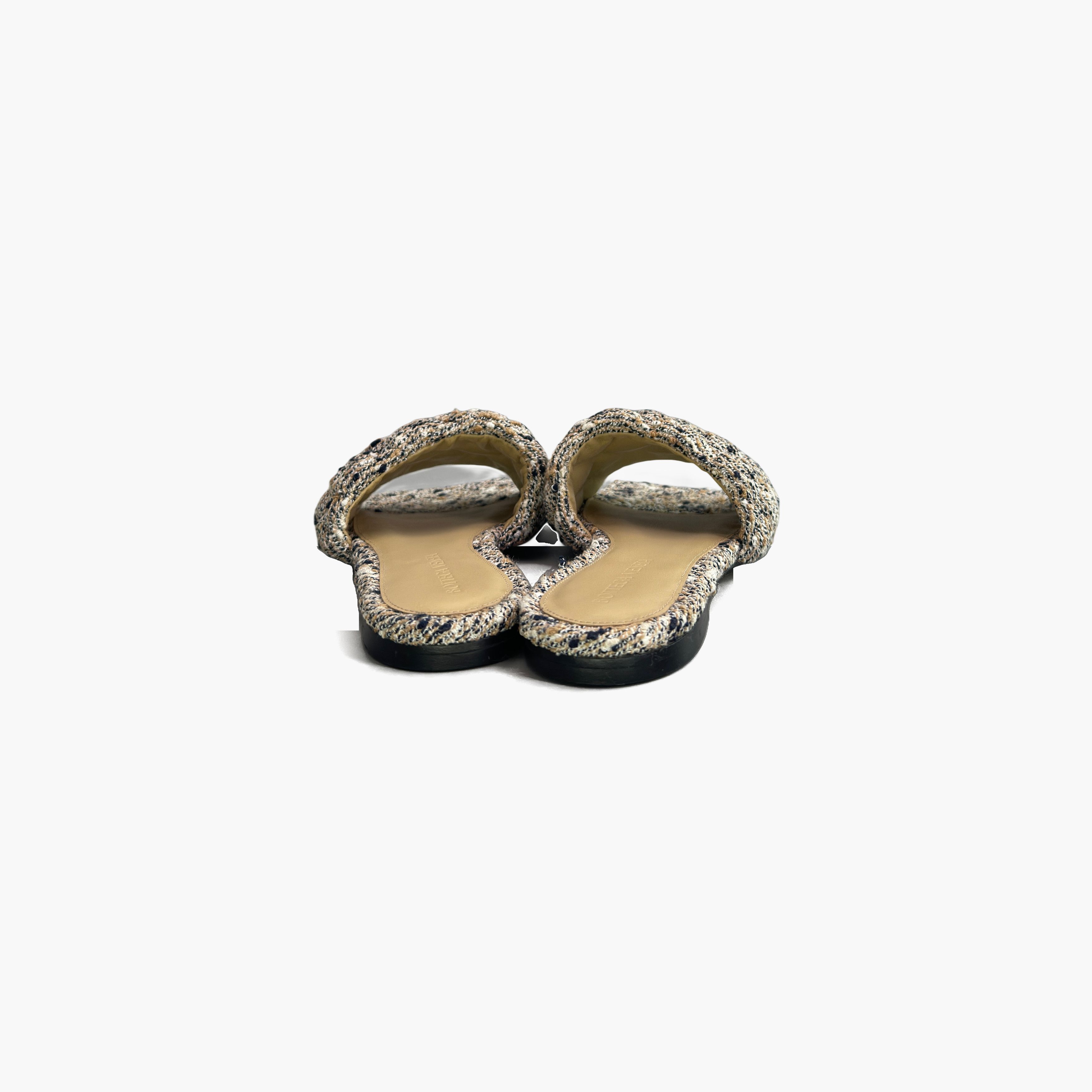 Bottega Veneta Bottega Veneta Padded Tweed Slides Size 36 Size US 6 / IT 36 - 6 Thumbnail