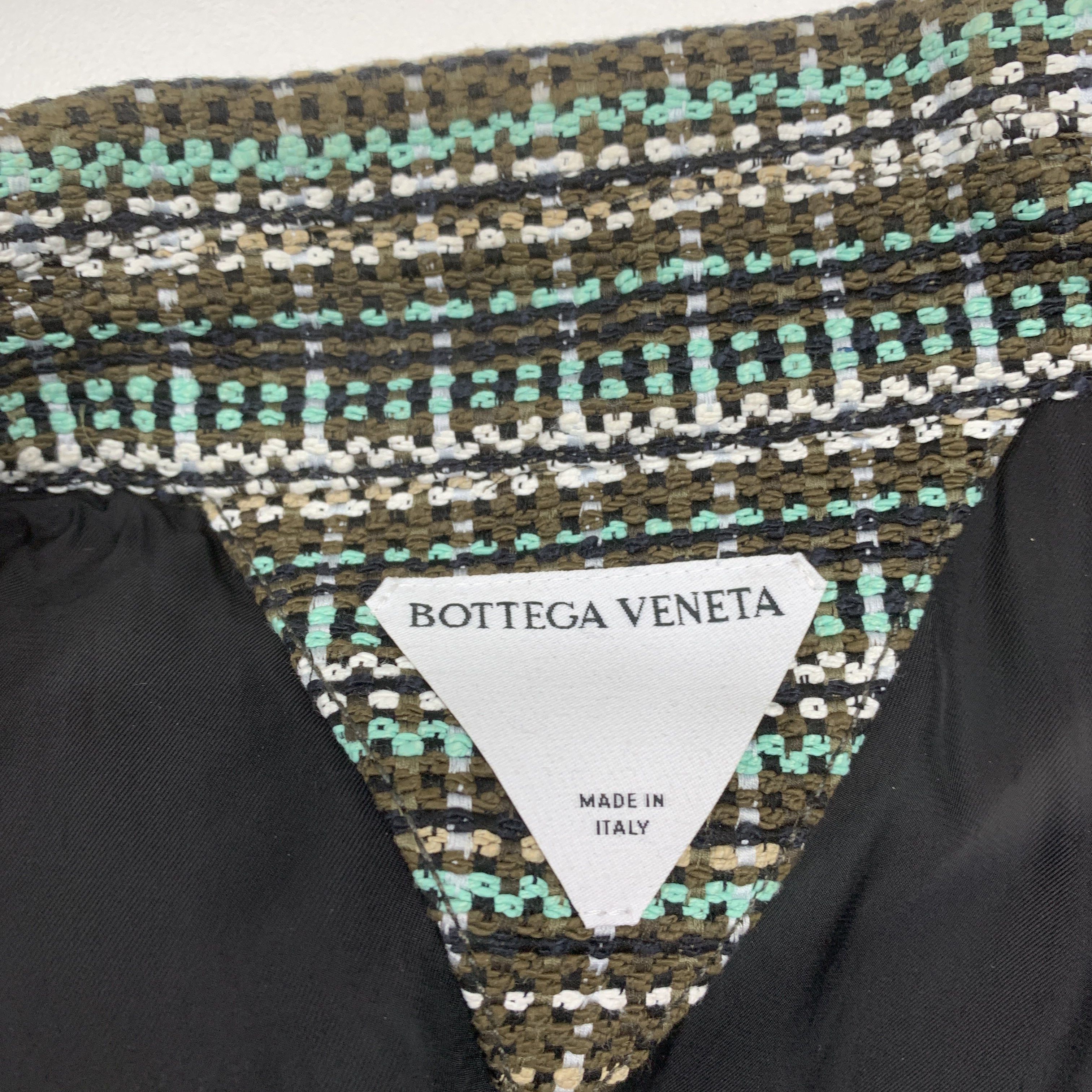 Bottega Veneta Bottega Veneta Check Pattern Zipper Jacket Size M Size US M / EU 48-50 / 2 - 3 Thumbnail