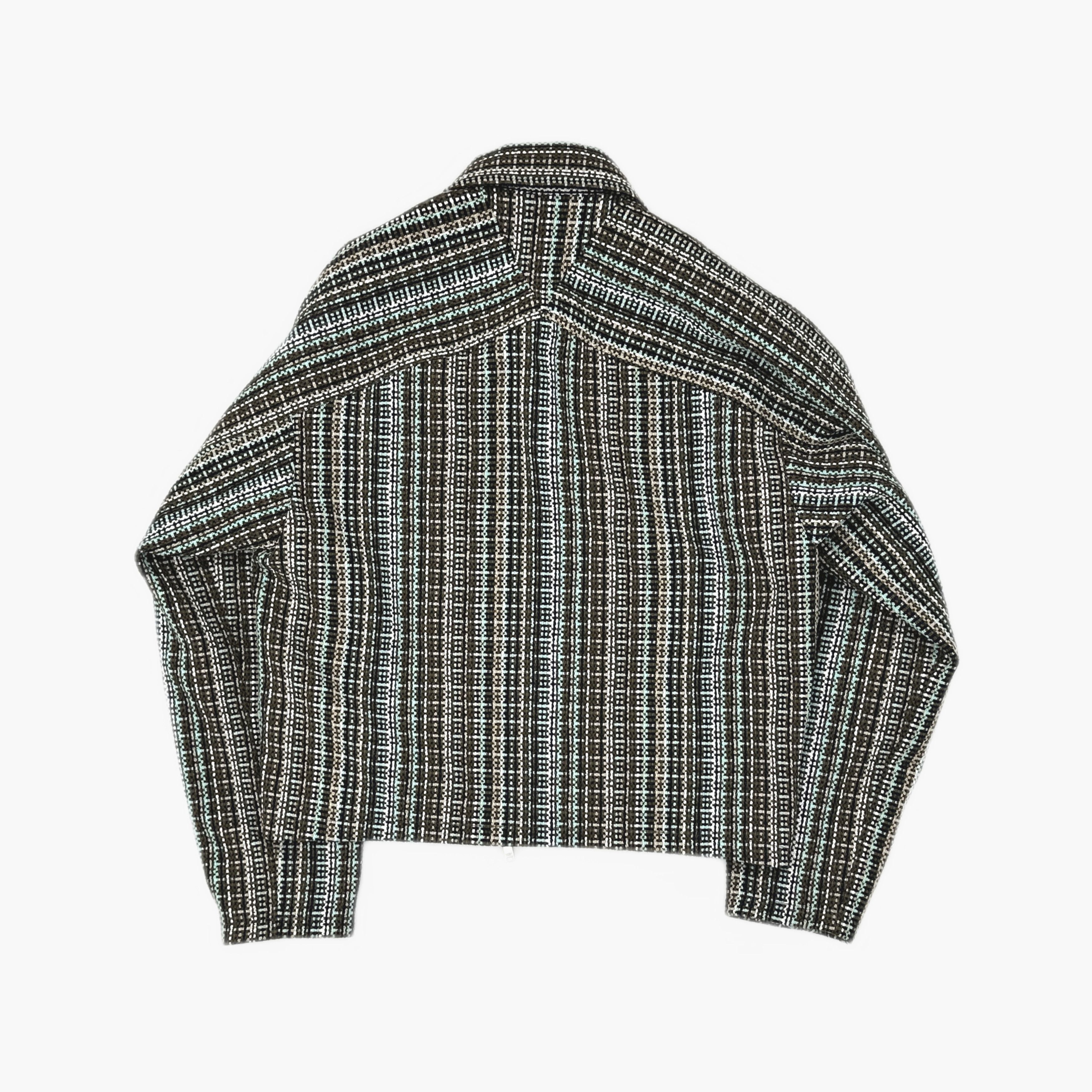 Bottega Veneta Bottega Veneta Check Pattern Zipper Jacket Size M Size US M / EU 48-50 / 2 - 2 Thumbnail