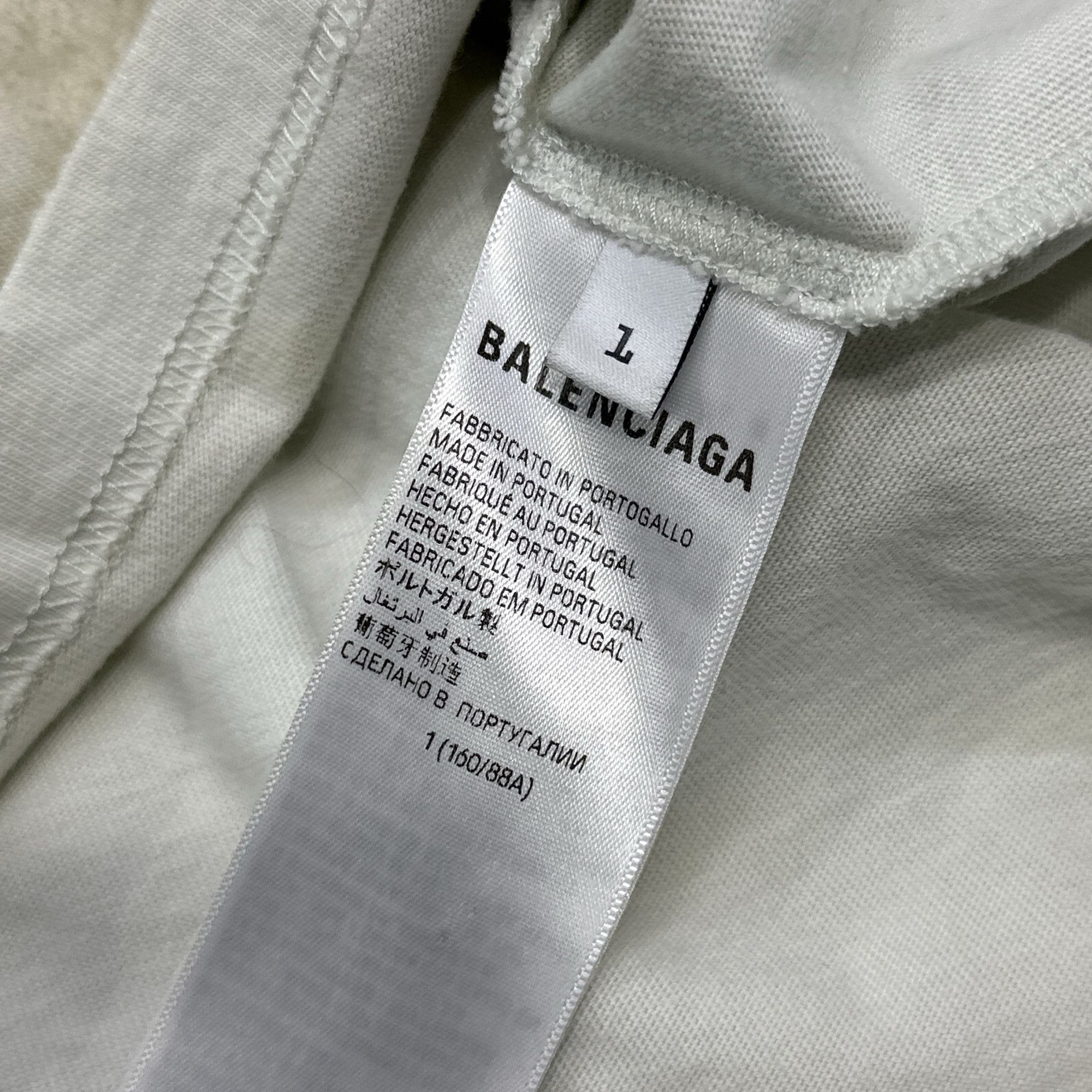 Balenciaga Balenciaga Logo Long Sleeve T-Shirt Size S Size US S / EU 44-46 / 1 - 4 Thumbnail