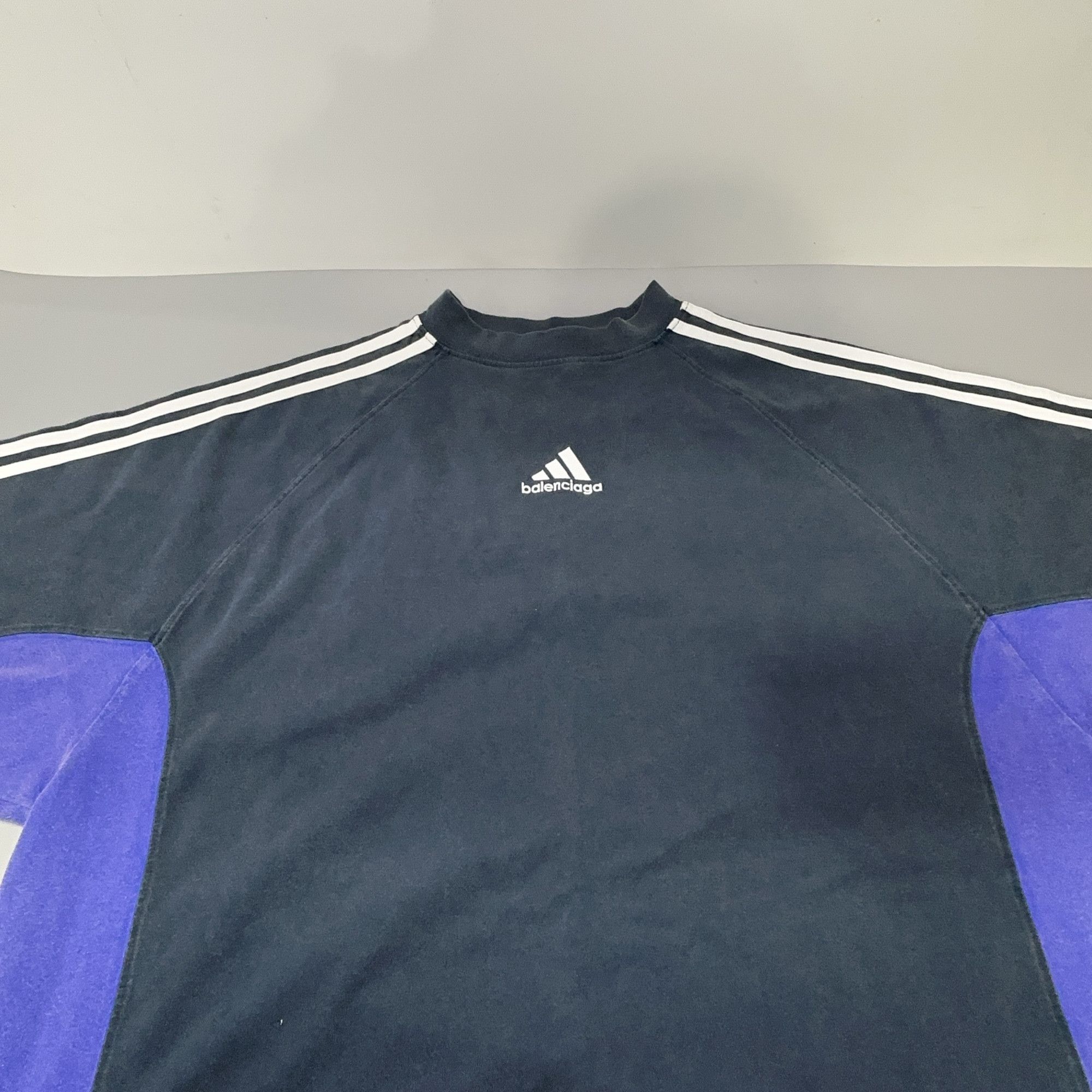 Balenciaga Balenciaga x Adidas Logo Colorblock T-Shirt Size L Size US L / EU 52-54 / 3 - 7 Thumbnail