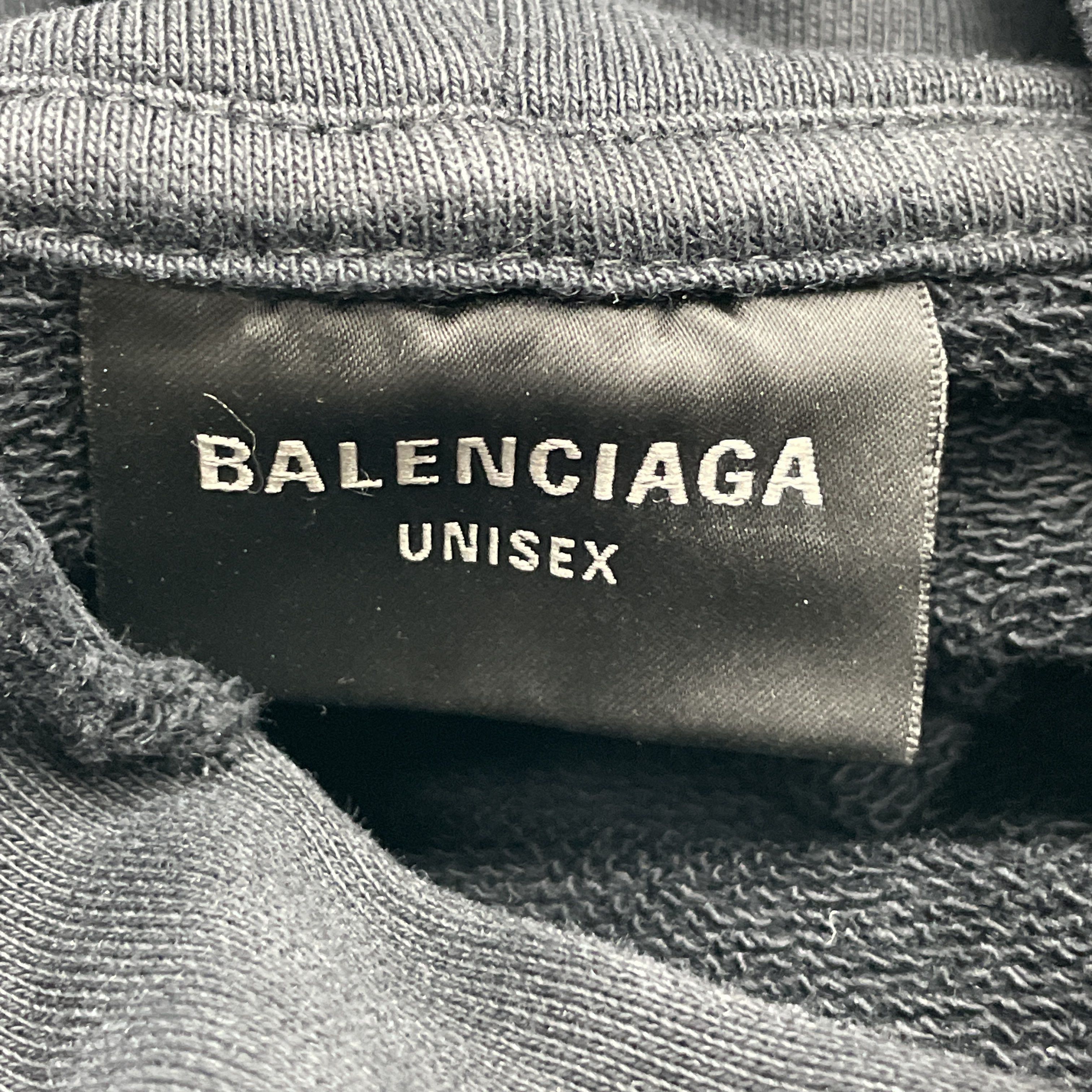 Balenciaga Balenciaga Wave Logo Hoodie Size S Size US S / EU 44-46 / 1 - 3 Thumbnail
