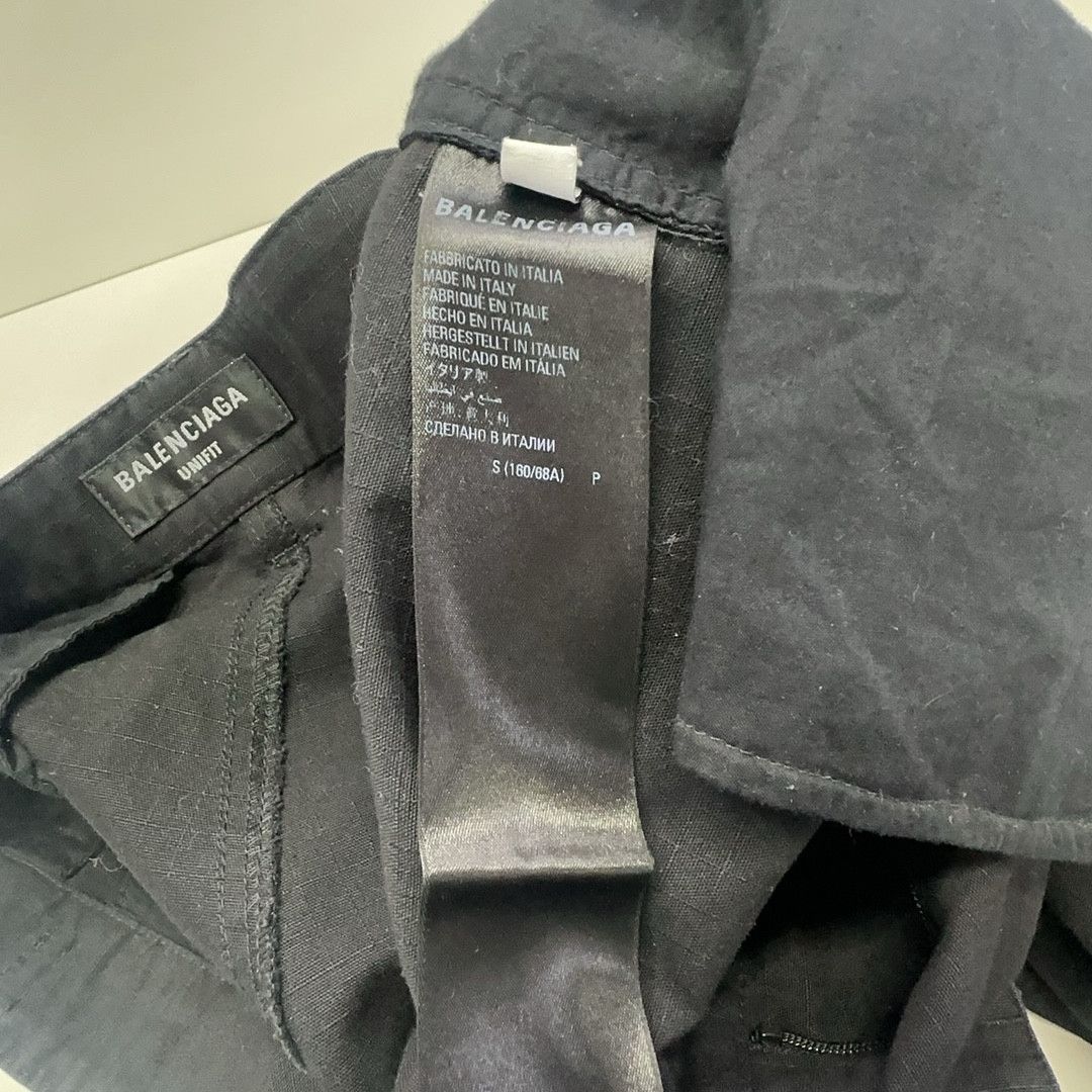 Balenciaga Balenciaga Cargo Casual Pants Black US 27 Size US 27 - 4 Thumbnail