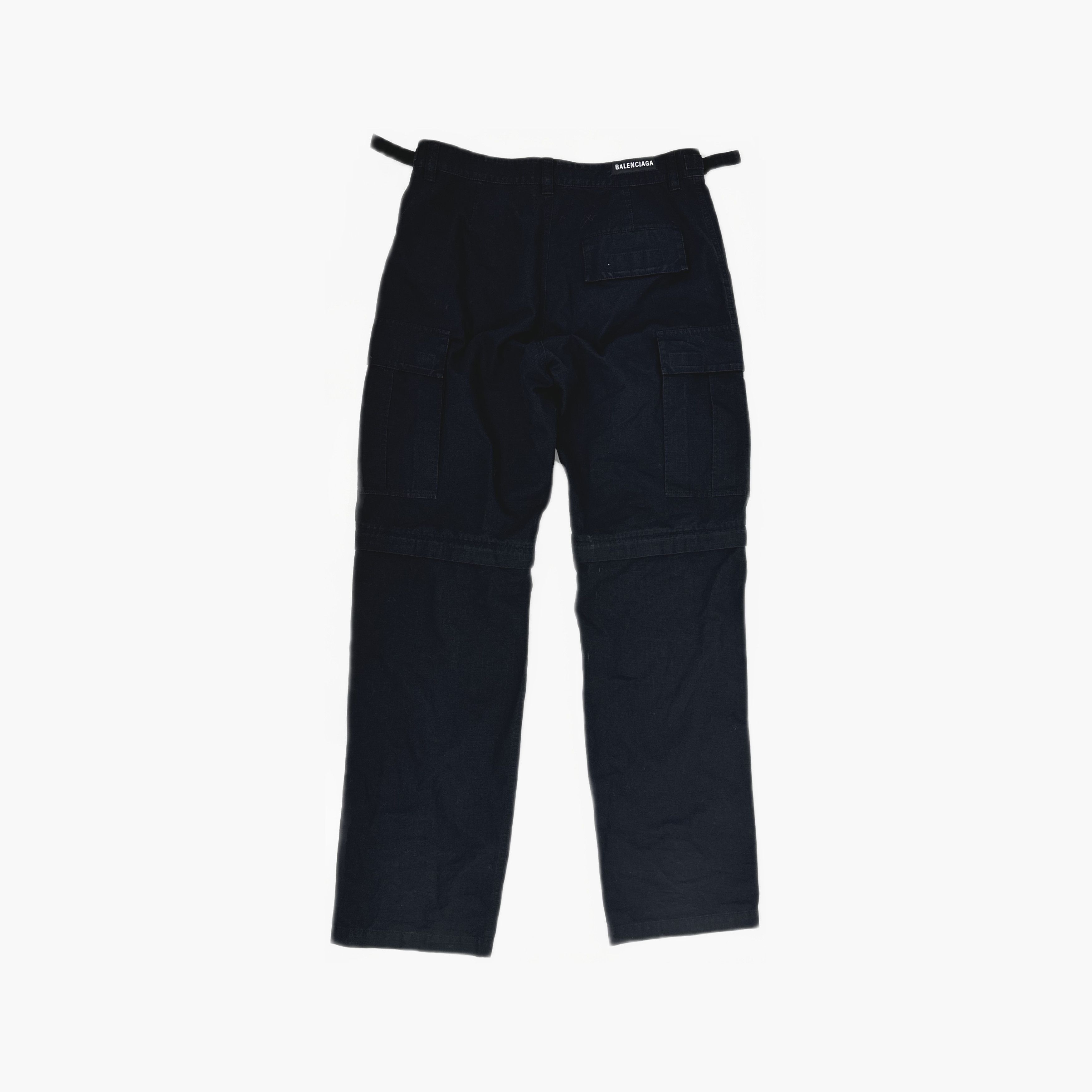Balenciaga Balenciaga Cargo Casual Pants Black US 27 Size US 27 - 2 Thumbnail