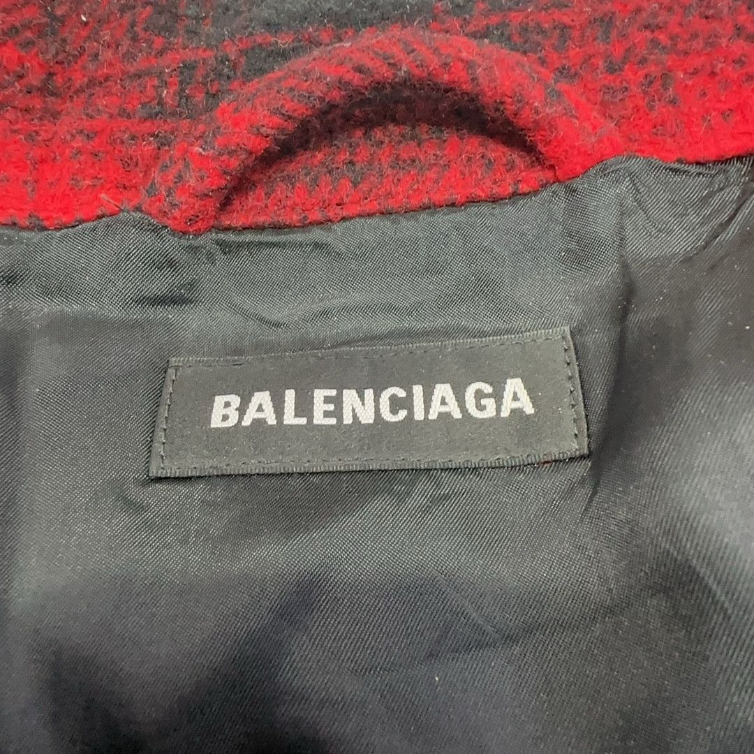 Balenciaga Balenciaga Plaid Logo Zip Jacket Size M Size US M / EU 48-50 / 2 - 4 Thumbnail