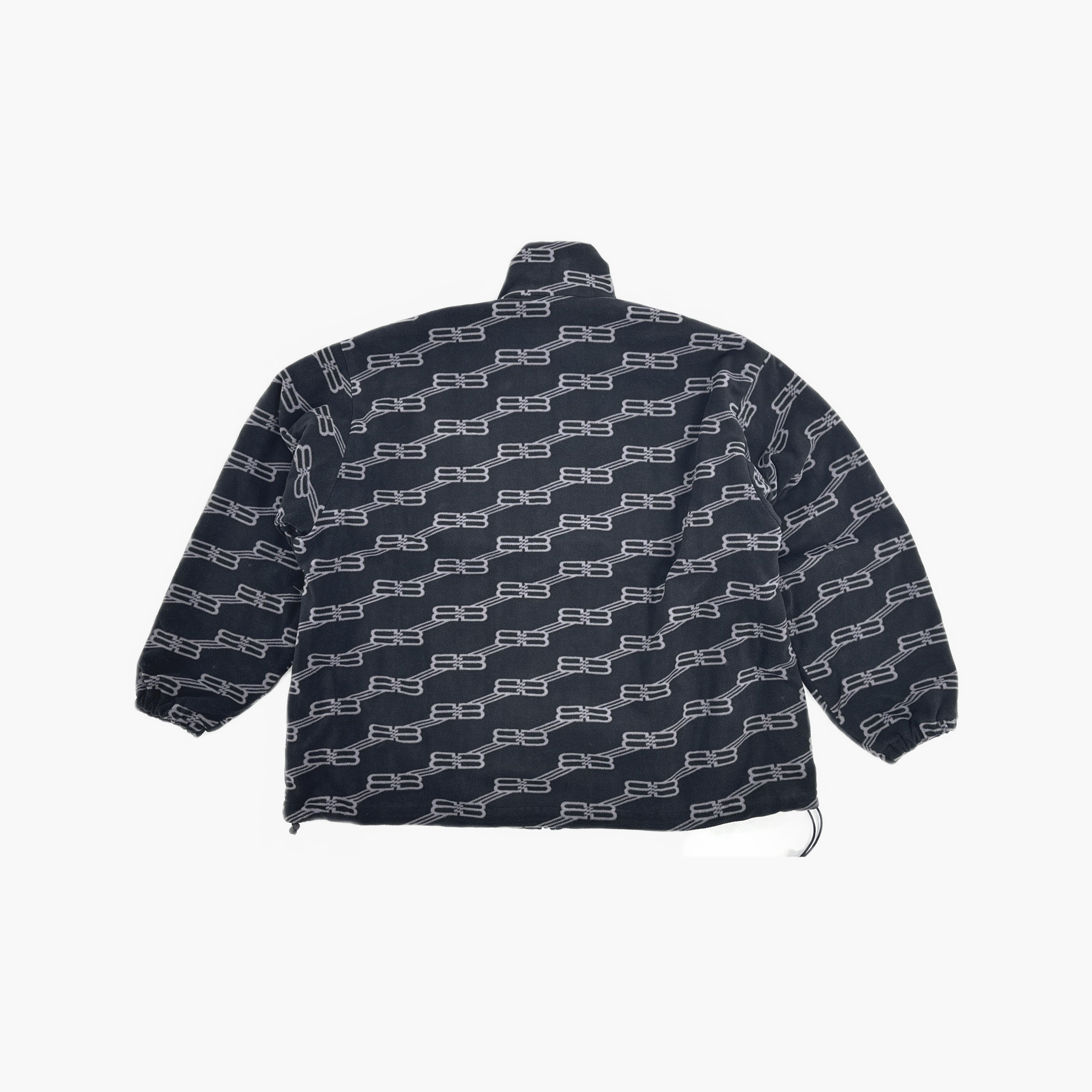 Balenciaga Balenciaga Logo Fleece Zip Jacket Size 46 Size US S / EU 44-46 / 1 - 2 Thumbnail