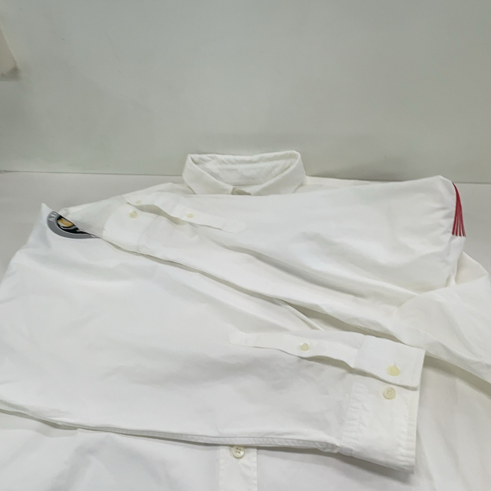 Balenciaga Balenciaga NASA Embroidery Button Up Shirt Size M Size US M / EU 48-50 / 2 - 10 Thumbnail