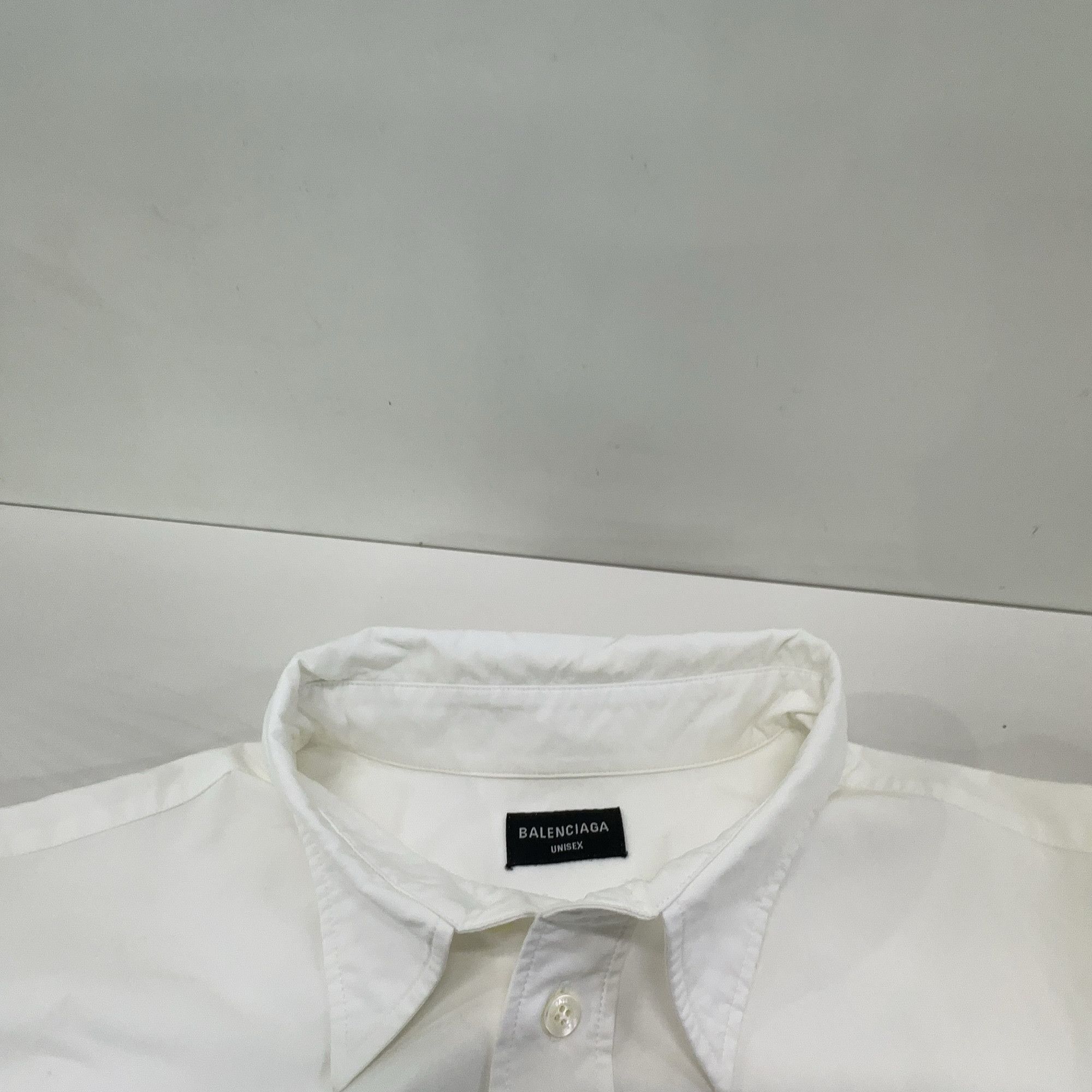 Balenciaga Balenciaga NASA Embroidery Button Up Shirt Size M Size US M / EU 48-50 / 2 - 6 Thumbnail