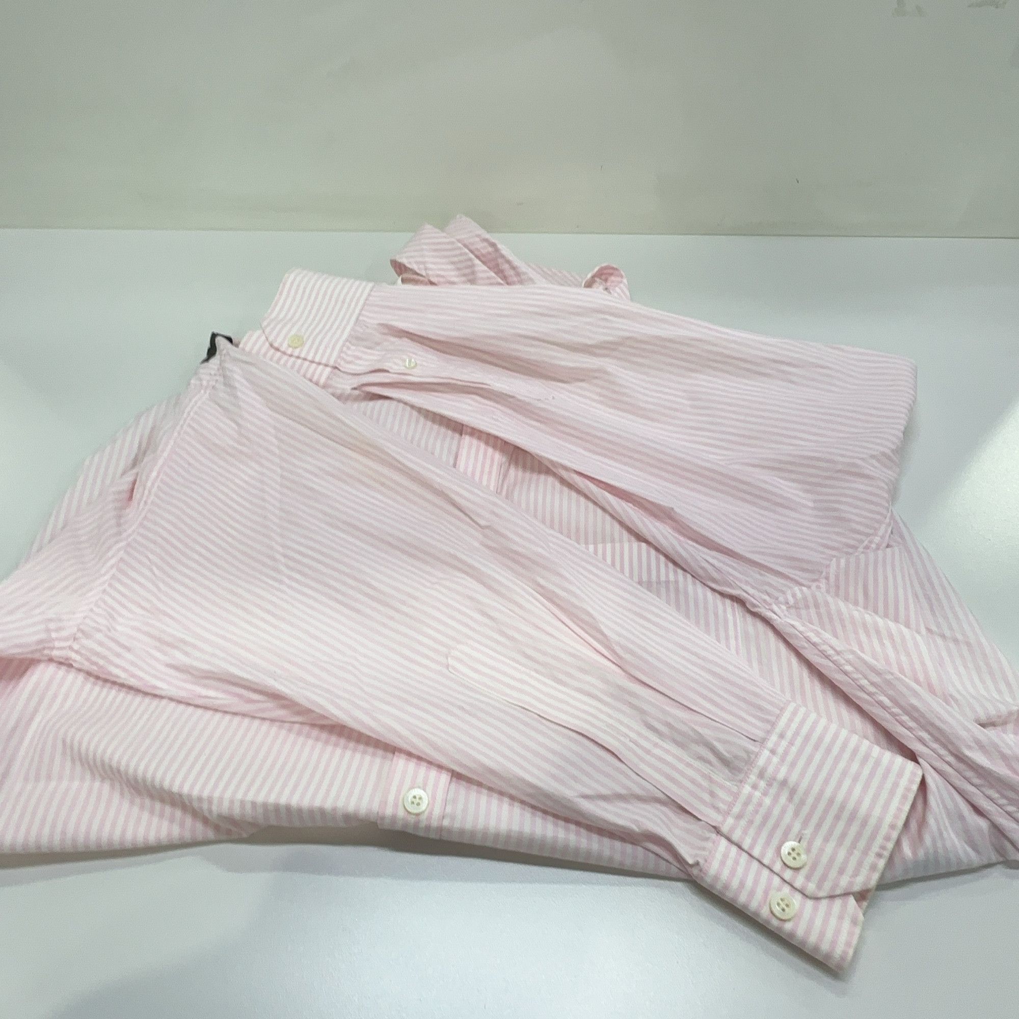 Balenciaga Balenciaga Striped Back Logo Button Up Shirt Size 34 Size XXS / US 00 / IT 34 - 8 Thumbnail