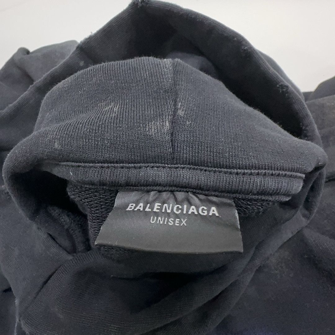 Balenciaga Balenciaga Eiffel Tower Graphic Hoodie Size M Size US M / EU 48-50 / 2 - 3 Thumbnail