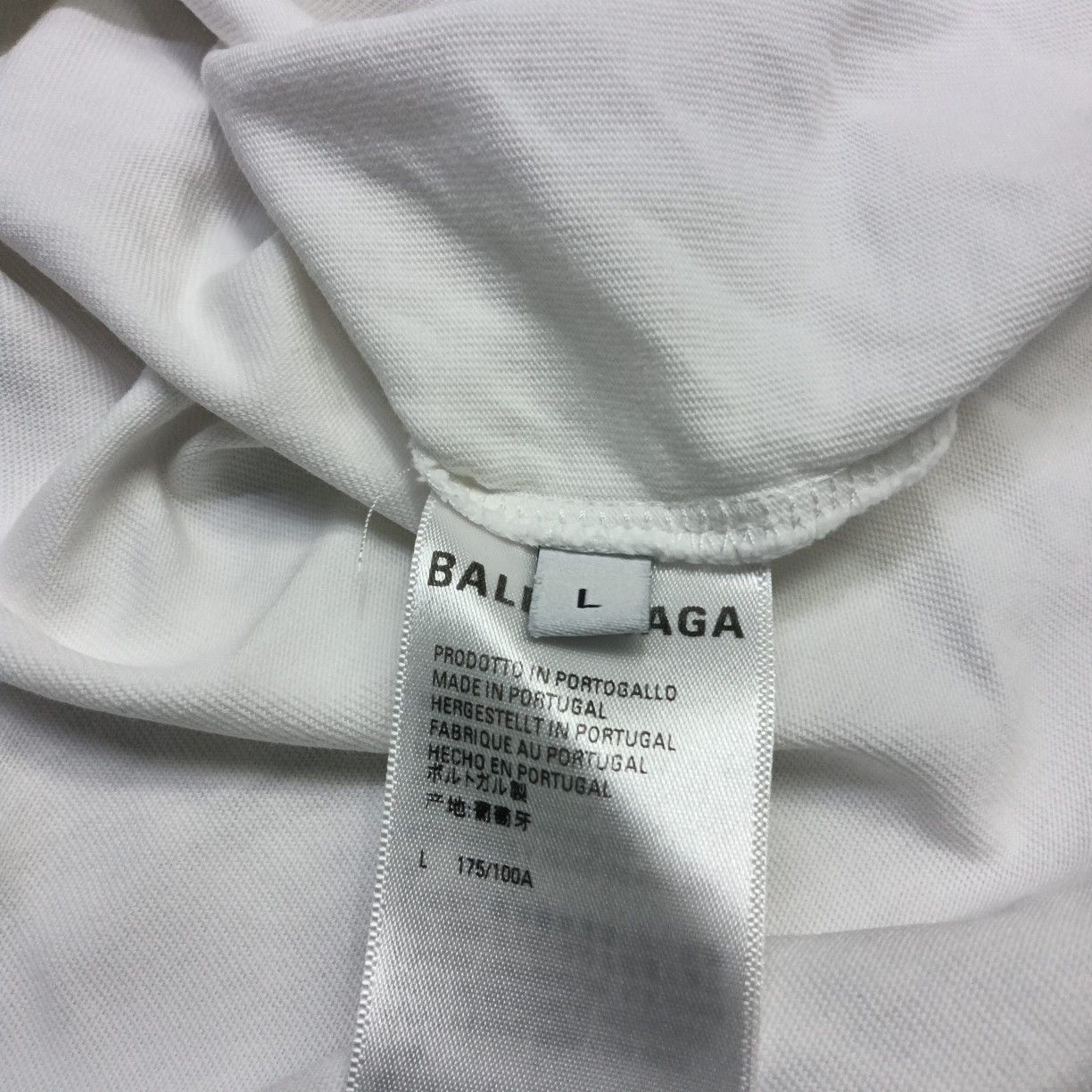 Balenciaga Balenciaga Paris Logo T-Shirt Size L Size US L / EU 52-54 / 3 - 4 Thumbnail
