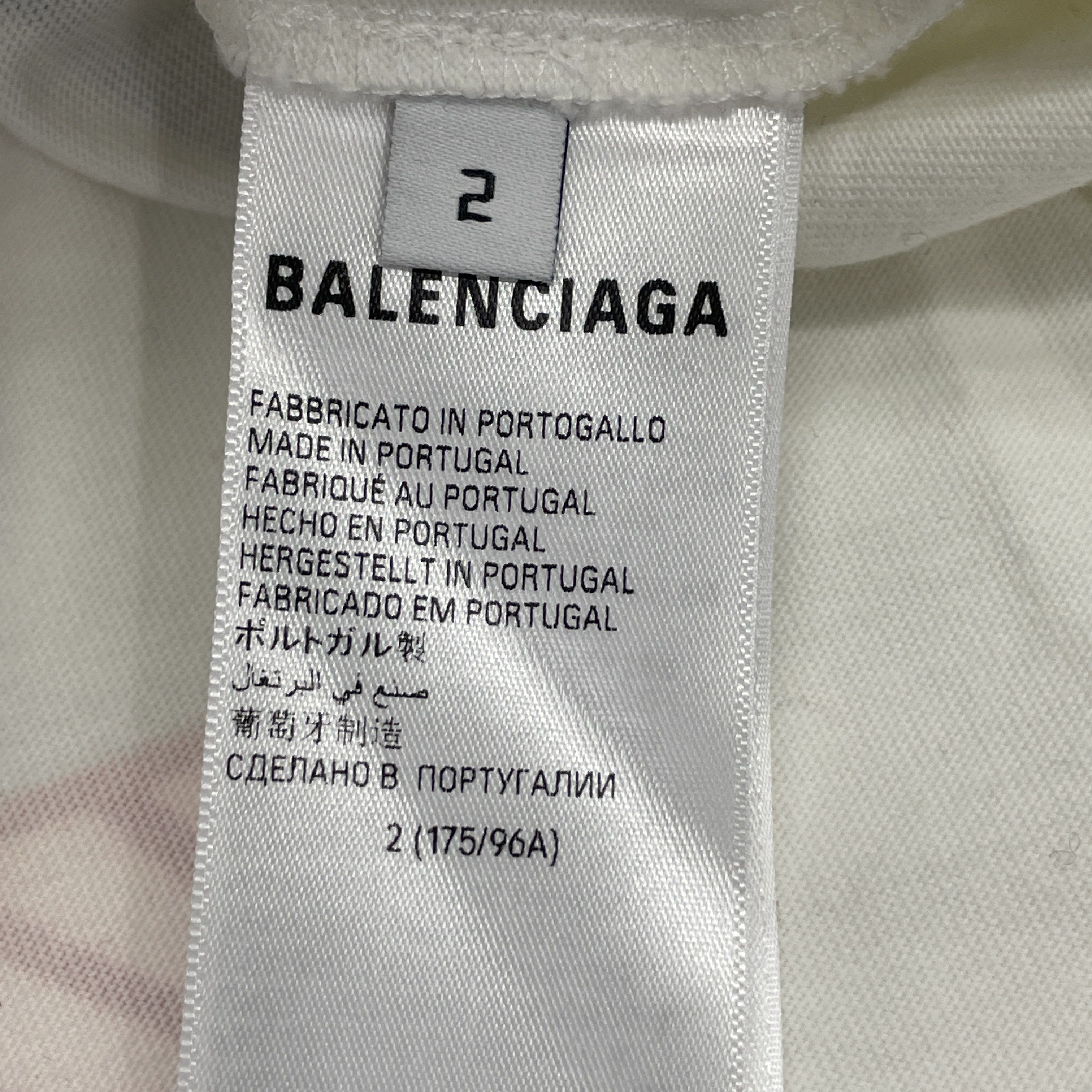 Balenciaga Balenciaga Logo Print T-Shirt Size 2 Size US M / EU 48-50 / 2 - 4 Thumbnail