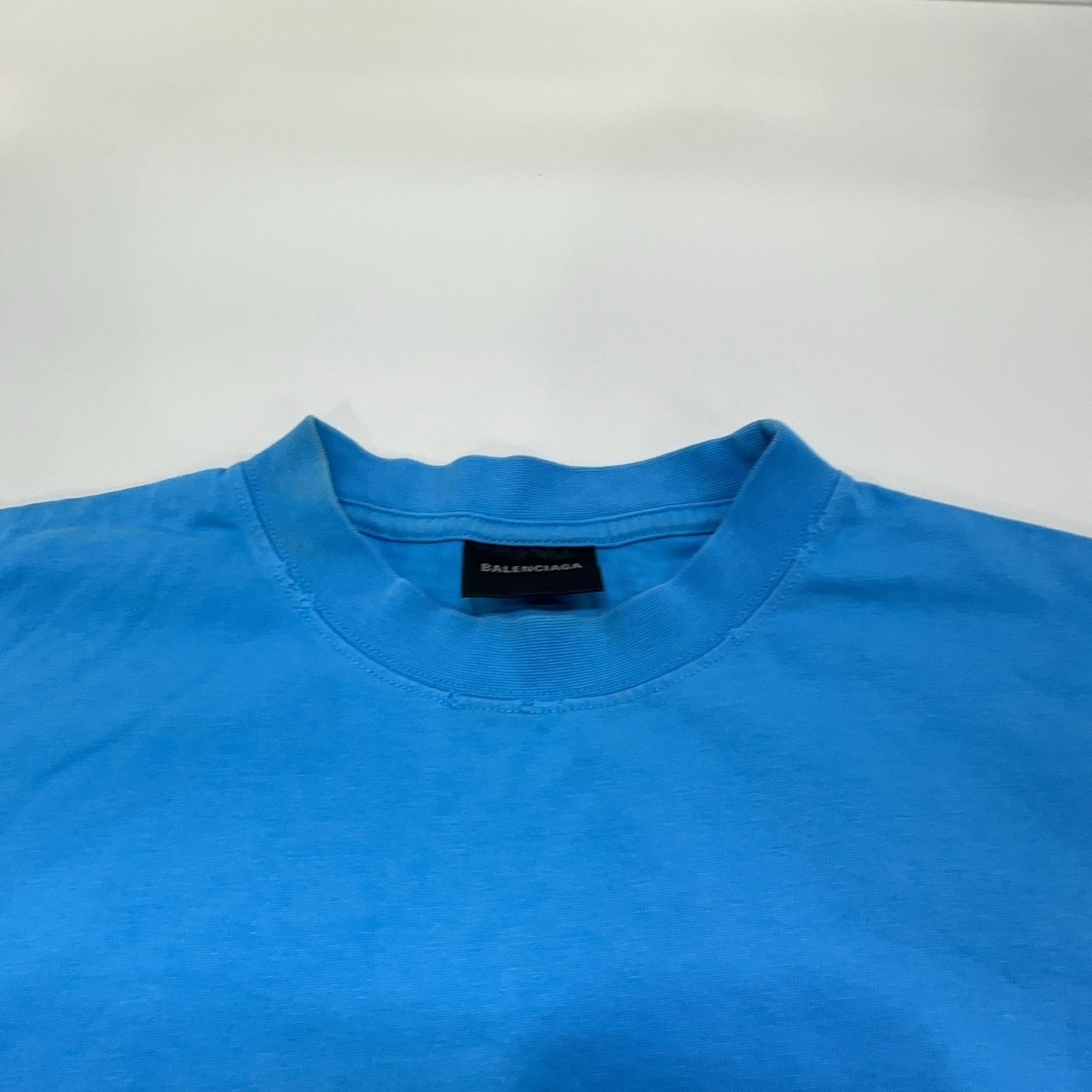Balenciaga Balenciaga Wave Logo Short Sleeve T-Shirt Size XS Size US XS / EU 42 / 0 - 7 Thumbnail