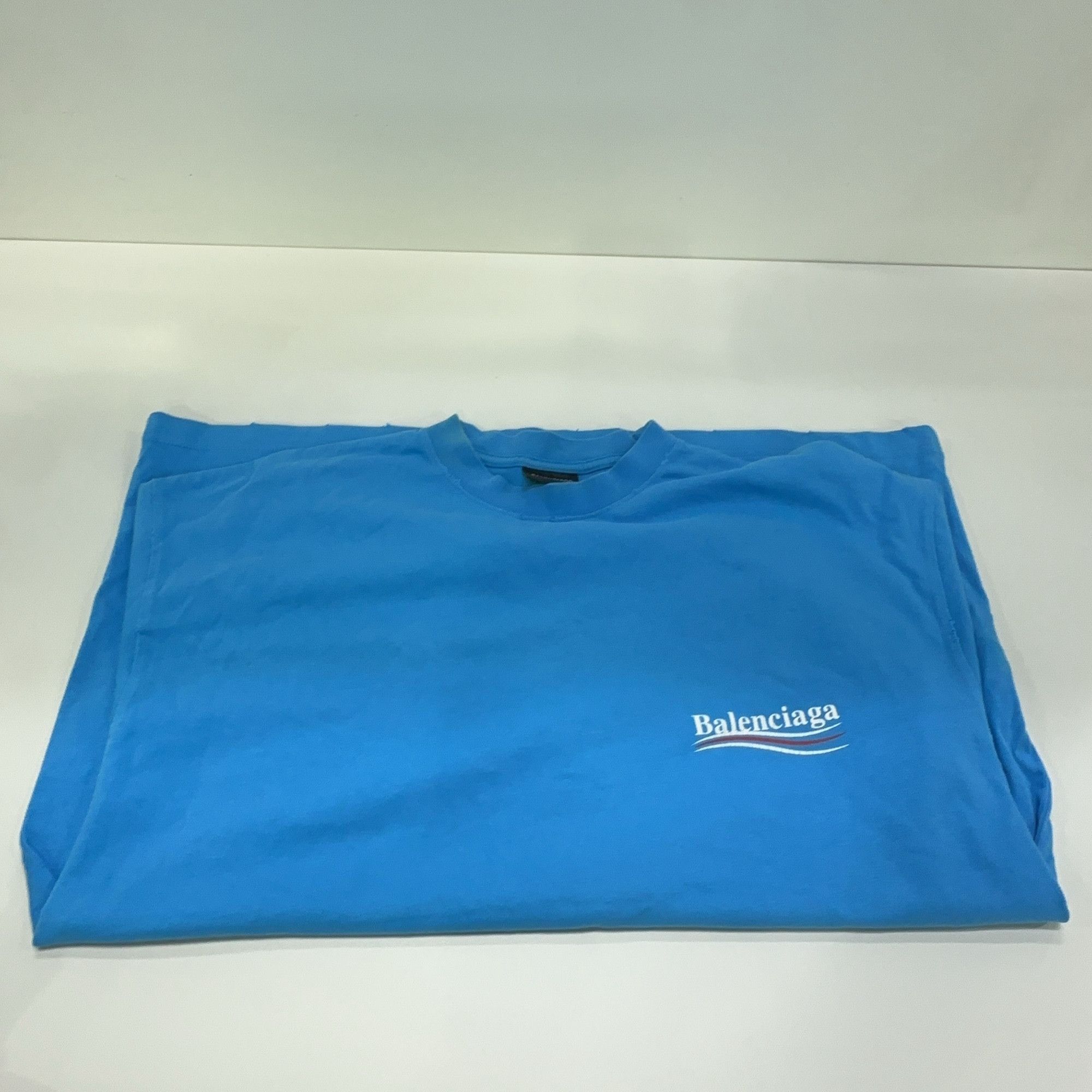 Balenciaga Balenciaga Wave Logo Short Sleeve T-Shirt Size XS Size US XS / EU 42 / 0 - 10 Thumbnail