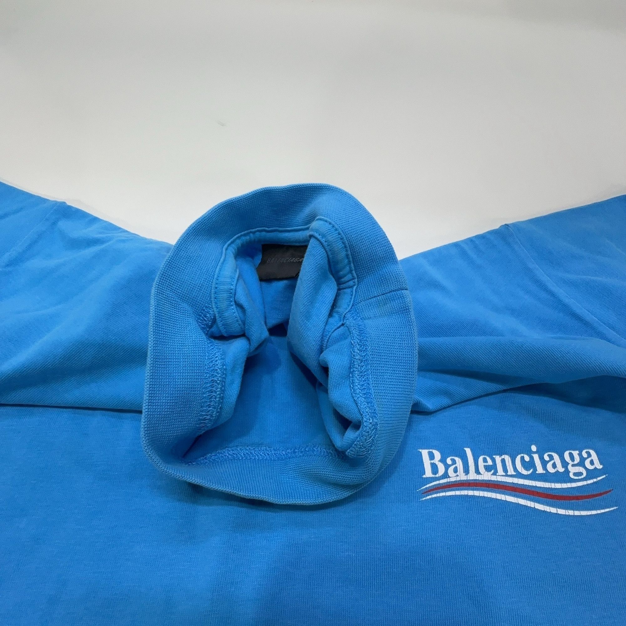 Balenciaga Balenciaga Wave Logo Short Sleeve T-Shirt Size XS Size US XS / EU 42 / 0 - 6 Thumbnail