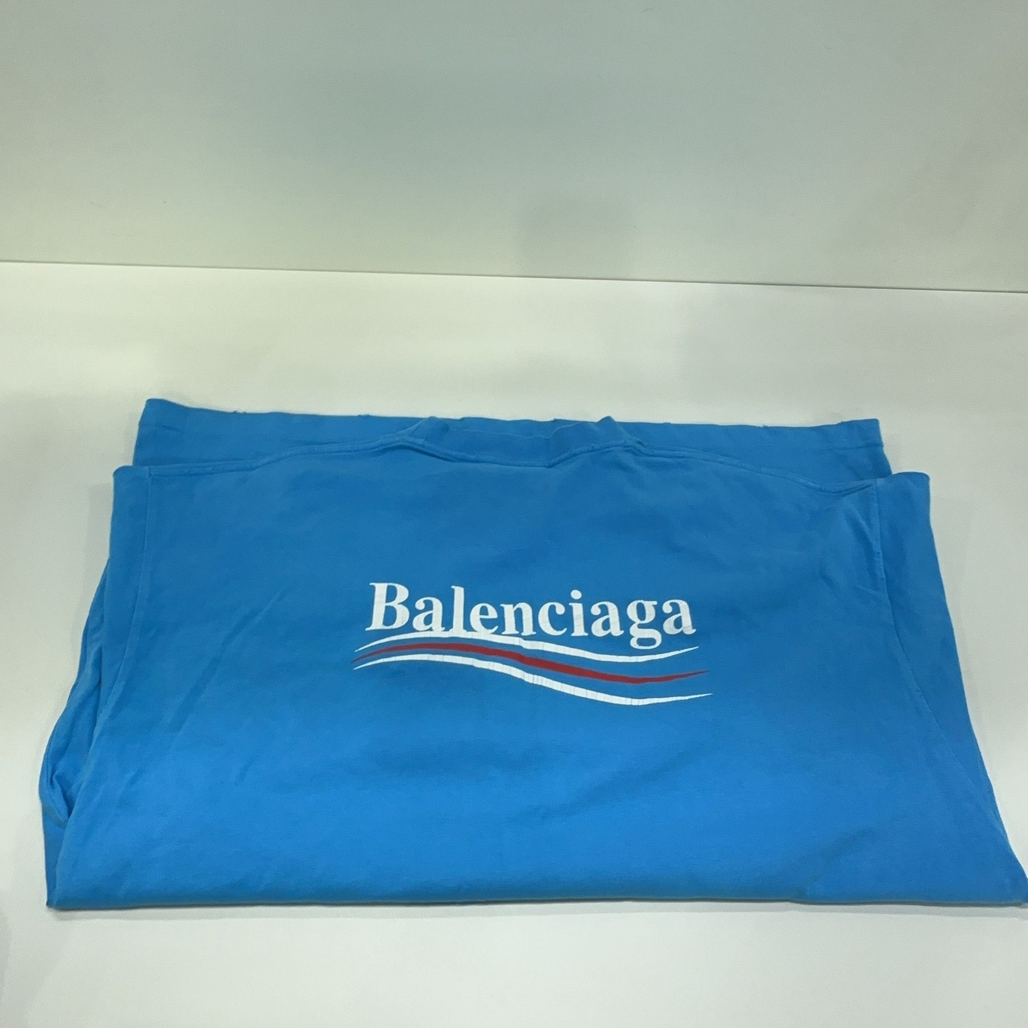 Balenciaga Balenciaga Wave Logo Short Sleeve T-Shirt Size XS Size US XS / EU 42 / 0 - 11 Thumbnail