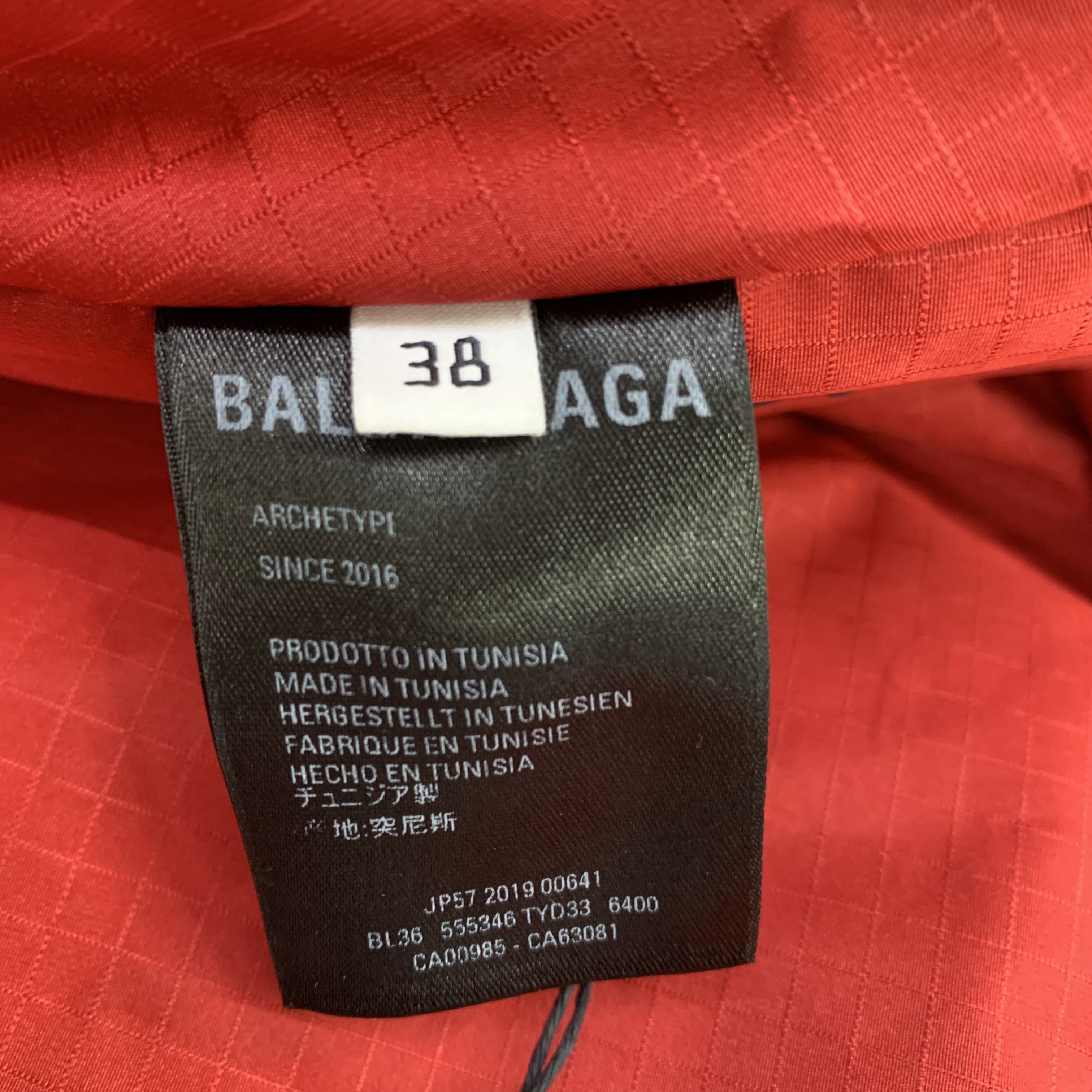 Balenciaga Balenciaga Red Hooded Down Jacket Size 38 Size S / US 4 / IT 40 - 2 Thumbnail