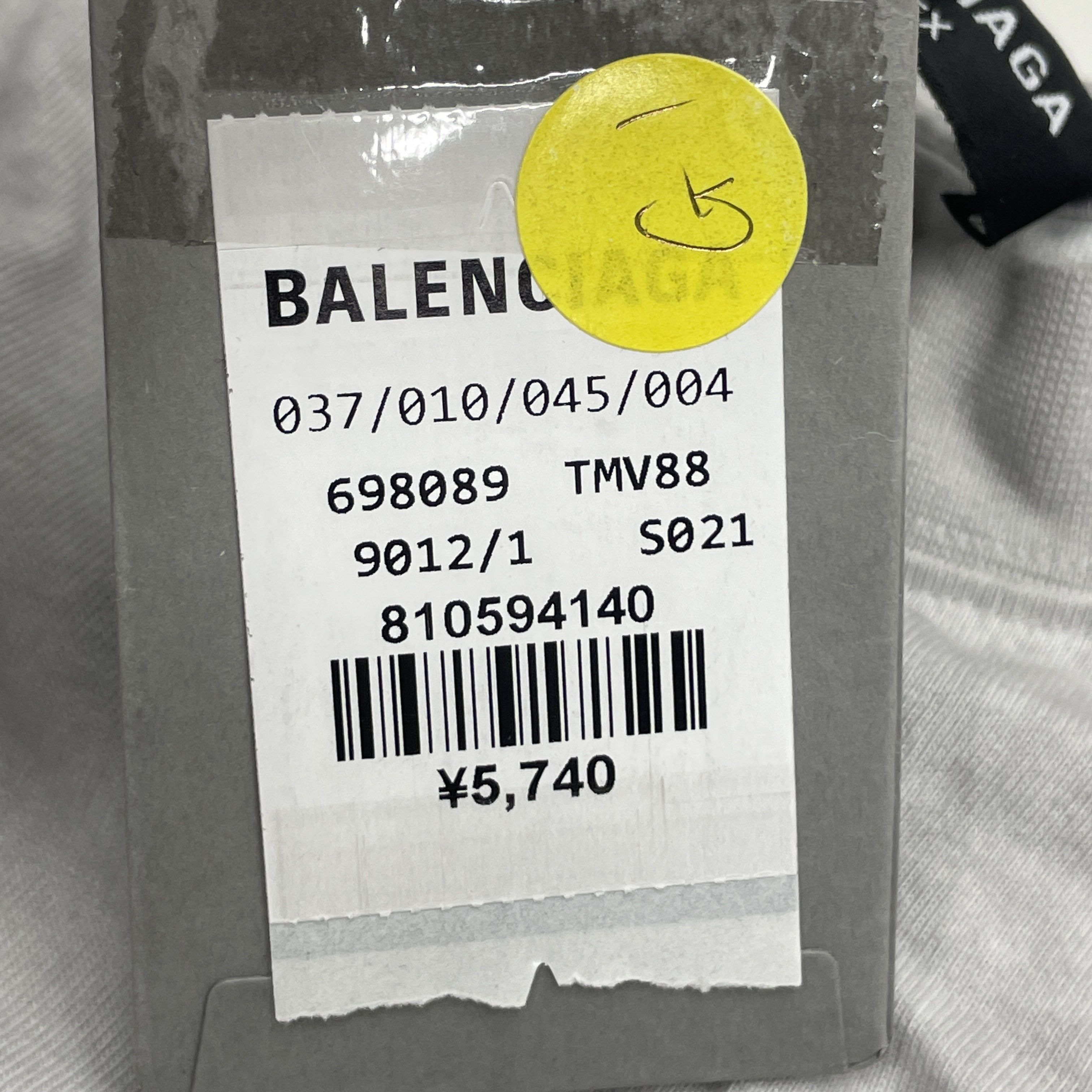 Balenciaga Balenciaga Logo Long Sleeve T-Shirt Size 1 Size US S / EU 44-46 / 1 - 5 Thumbnail