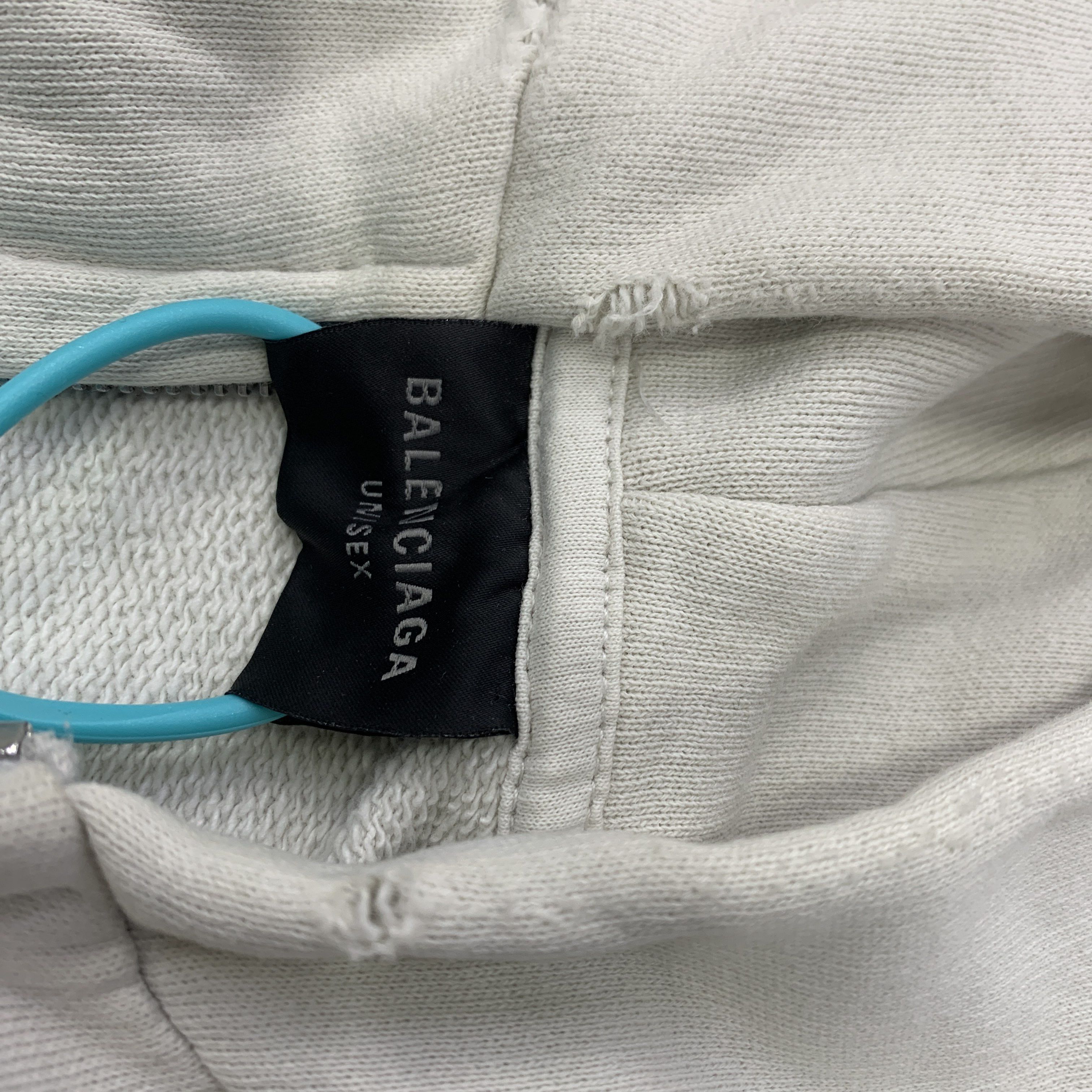 Balenciaga Balenciaga Logo Zip-Up Hoodie Size M Size US M / EU 48-50 / 2 - 2 Thumbnail