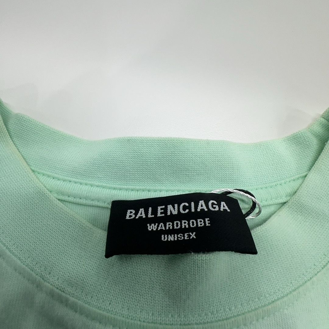 Balenciaga Balenciaga Logo Embroidered T-Shirt Size M Size US M / EU 48-50 / 2 - 8 Thumbnail