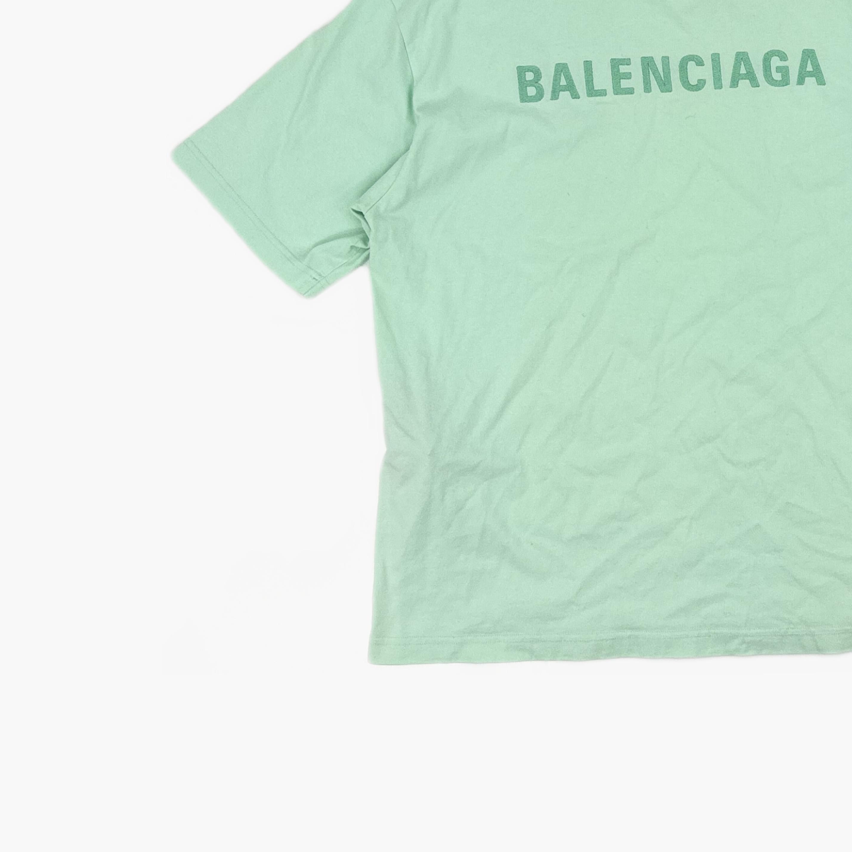 Balenciaga Balenciaga Logo Embroidered T-Shirt Size M Size US M / EU 48-50 / 2 - 4 Thumbnail