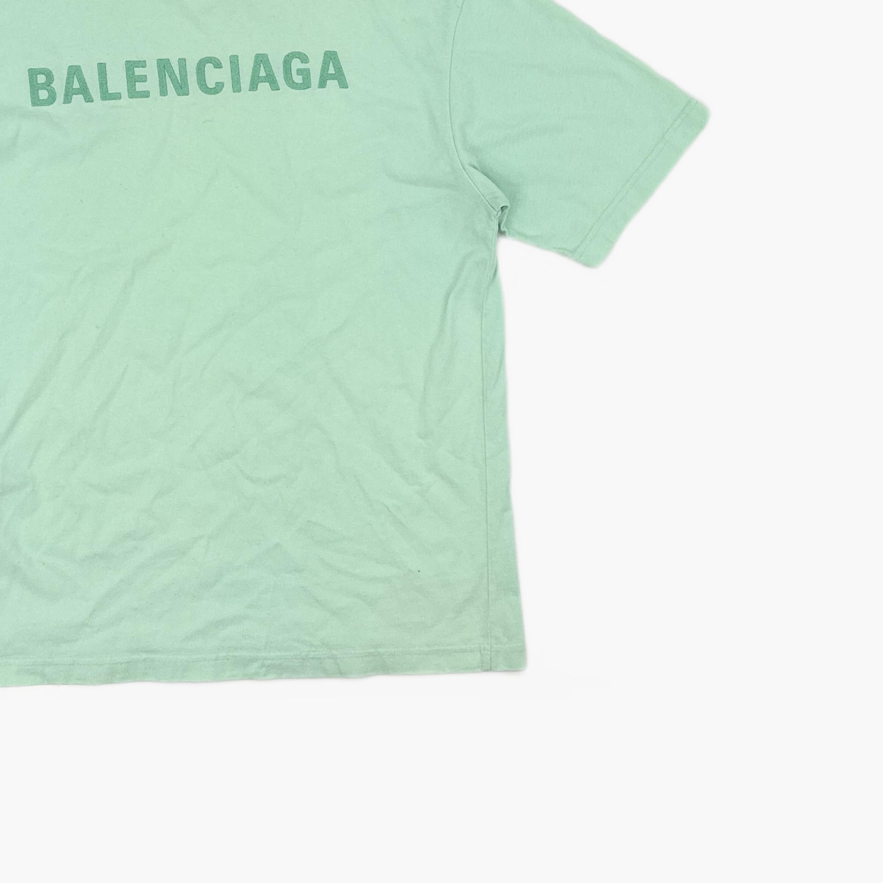 Balenciaga Balenciaga Logo Embroidered T-Shirt Size M Size US M / EU 48-50 / 2 - 5 Thumbnail