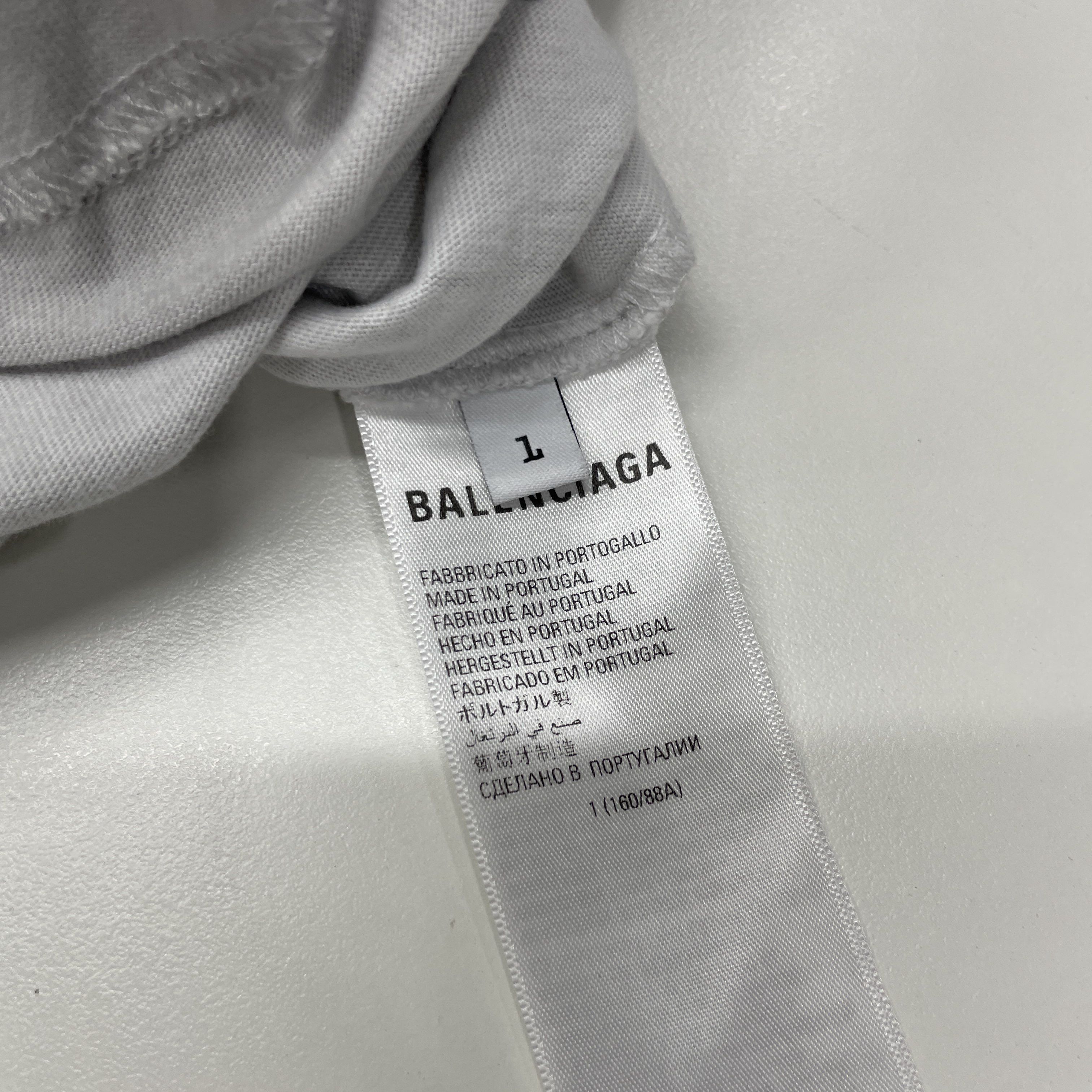 Balenciaga Balenciaga Logo Long Sleeve T-Shirt Size S Size US S / EU 44-46 / 1 - 4 Thumbnail