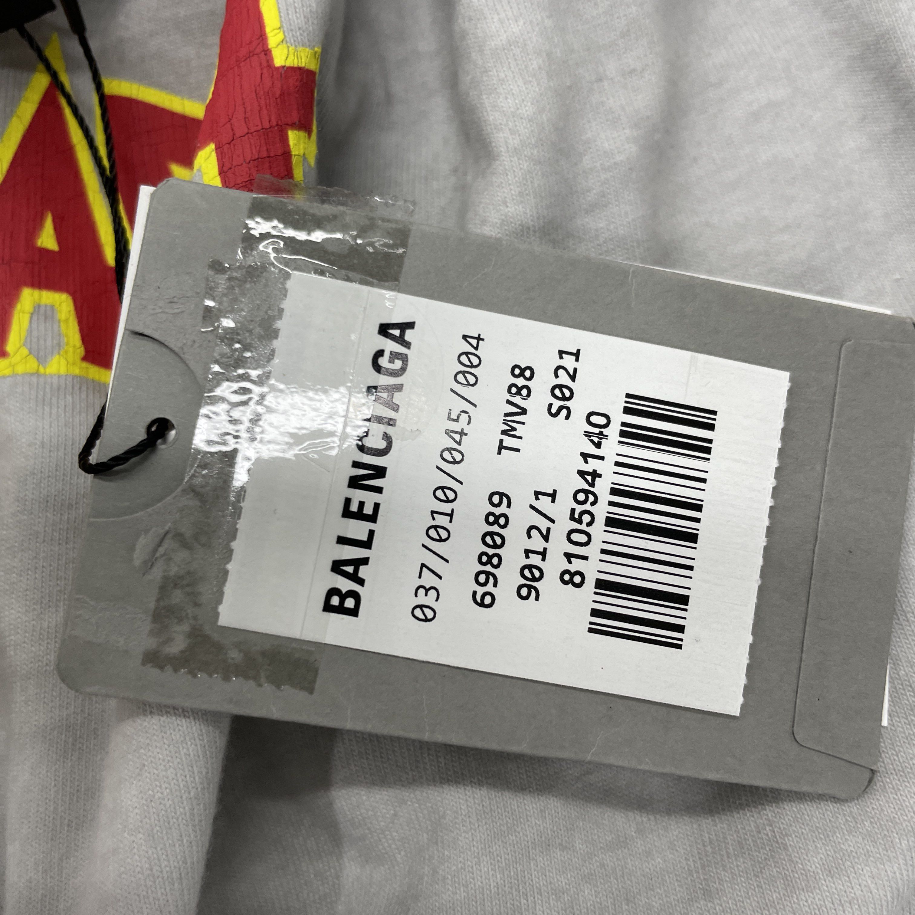 Balenciaga Balenciaga Logo Long Sleeve T-Shirt Size S Size US S / EU 44-46 / 1 - 5 Thumbnail