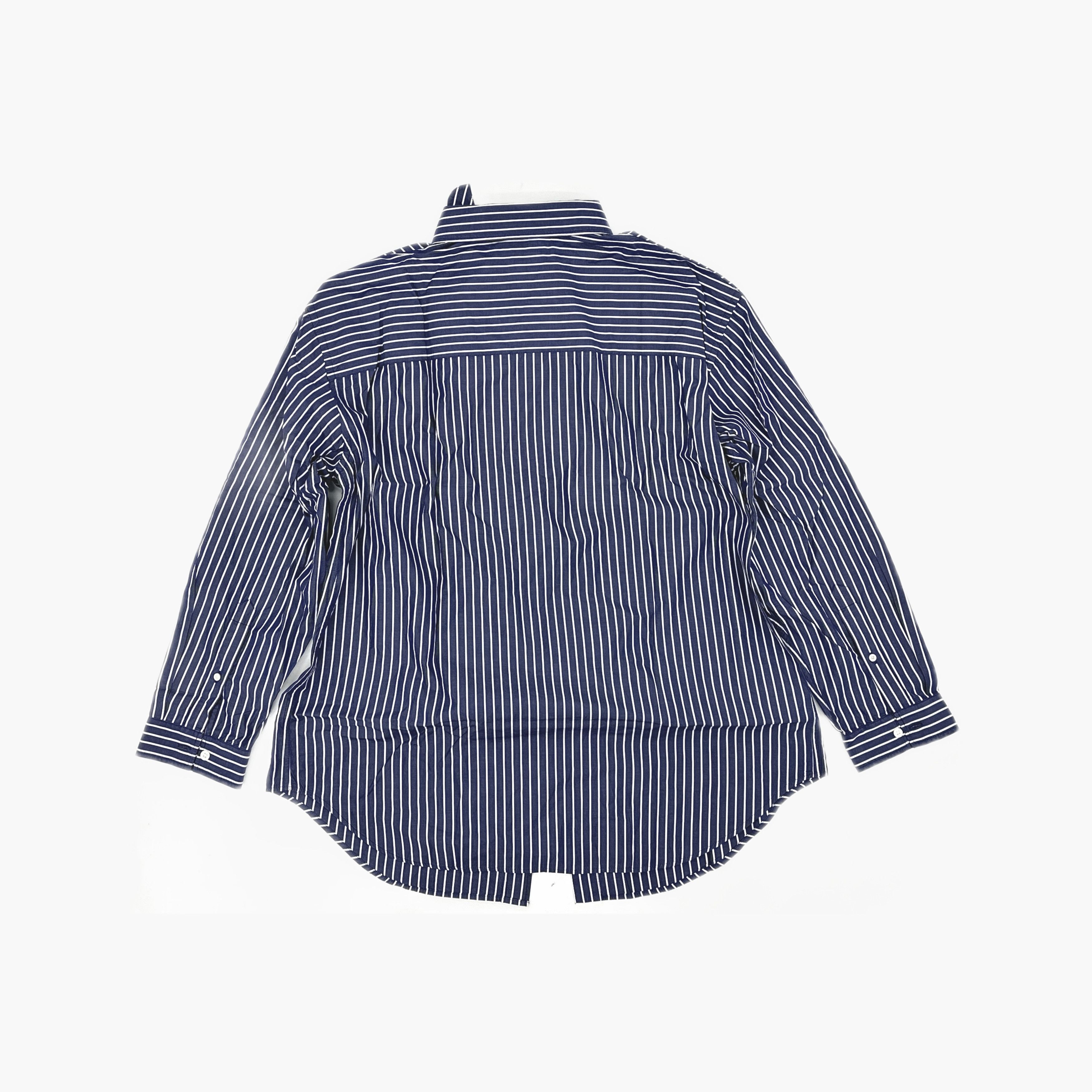 Balenciaga Balenciaga Striped Button Up Shirt Size 39 Size US M / EU 48-50 / 2 - 2 Thumbnail