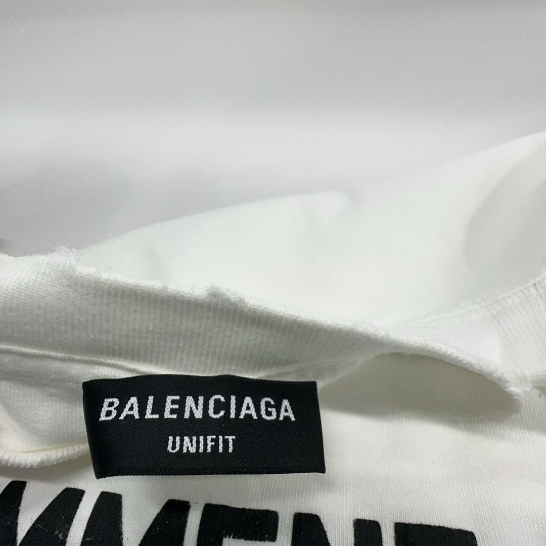 Balenciaga Balenciaga No Comment Print T-Shirt US XXS Size US XXS / EU 40 - 3 Thumbnail