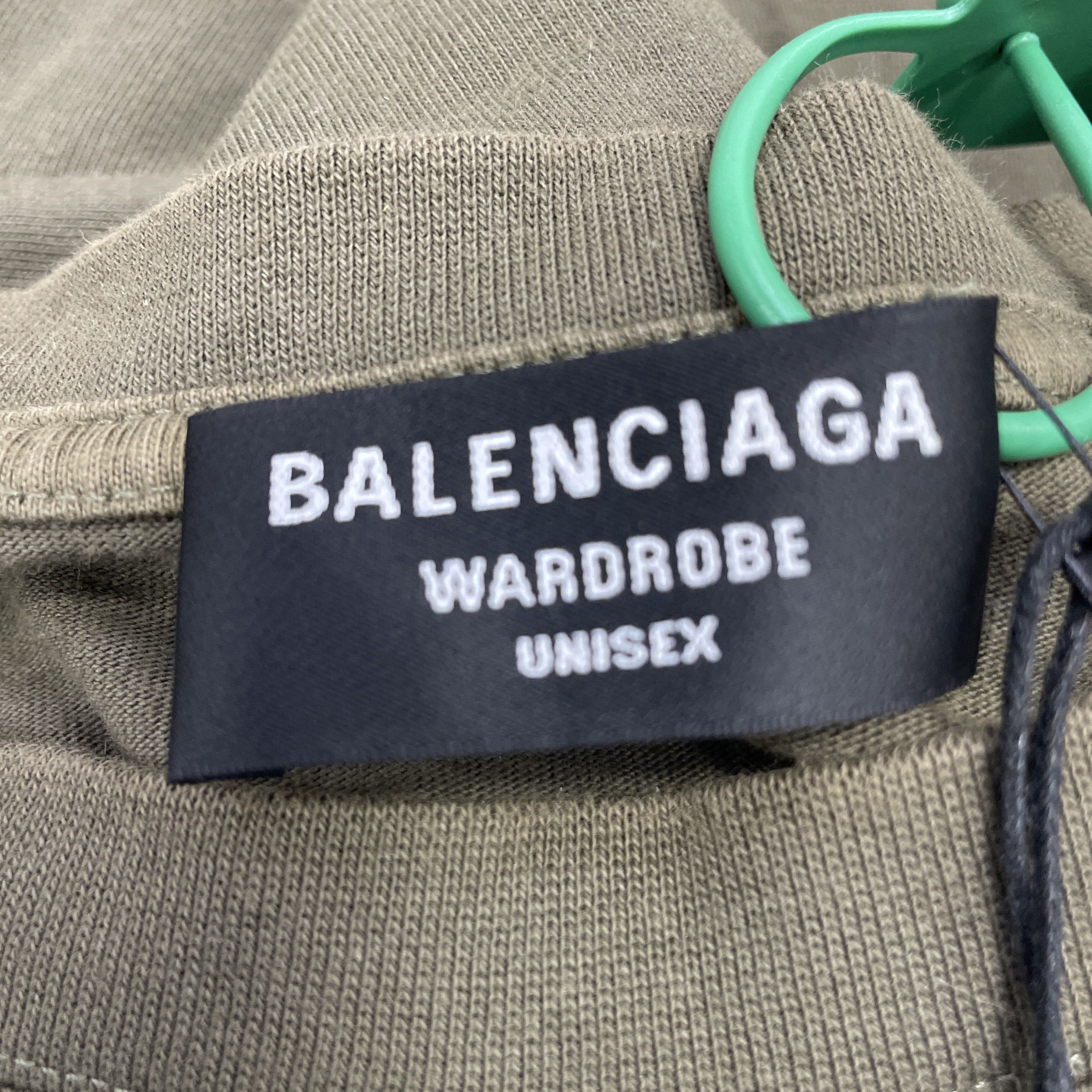 Balenciaga Balenciaga Wave Logo T-Shirt Size L Size US L / EU 52-54 / 3 - 2 Thumbnail