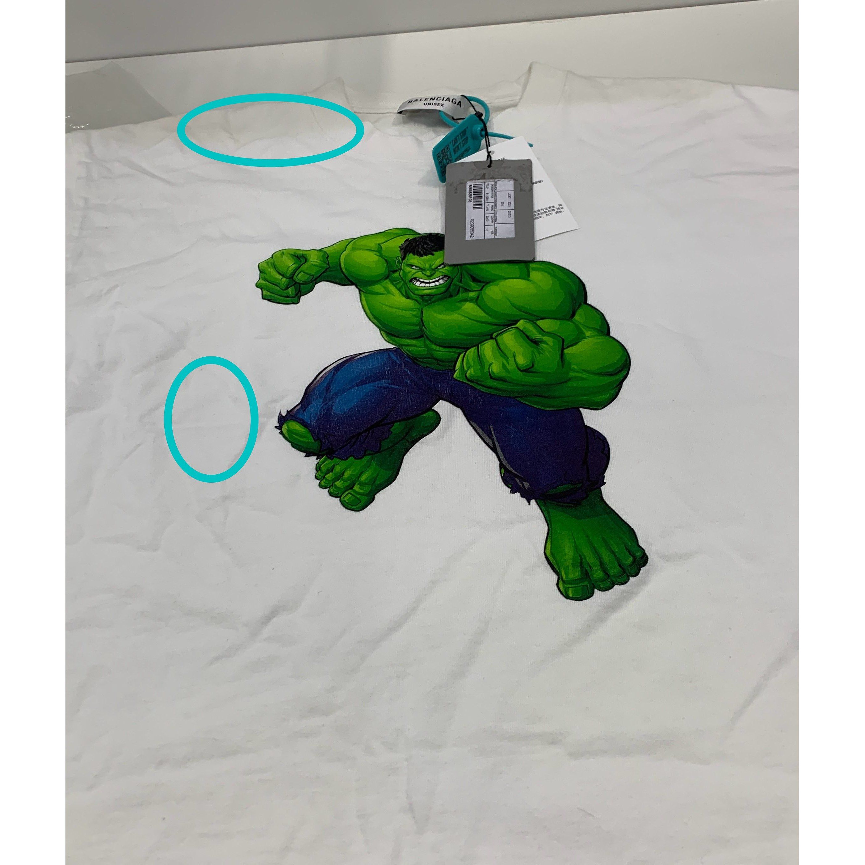 Balenciaga Balenciaga x Marvel Hulk Graphic T-Shirt Size S Size S / US 4 / IT 40 - 4 Thumbnail