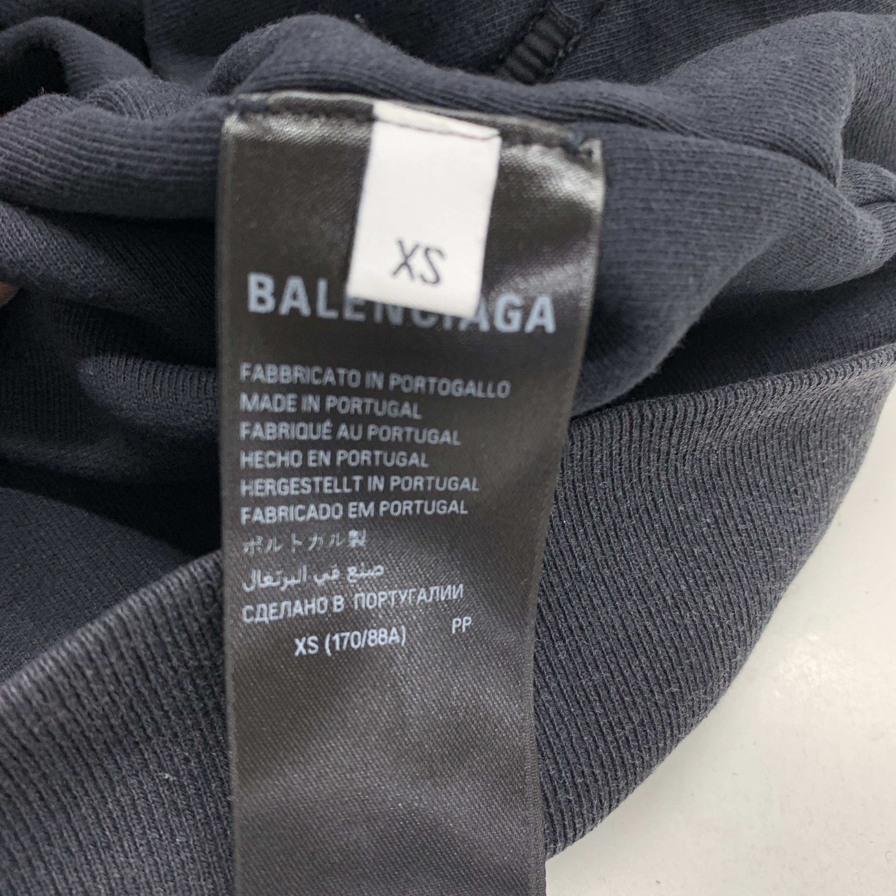 Balenciaga Balenciaga 3B Sports Icon Zip Hoodie Black Size XS Size US XS / EU 42 / 0 - 3 Thumbnail