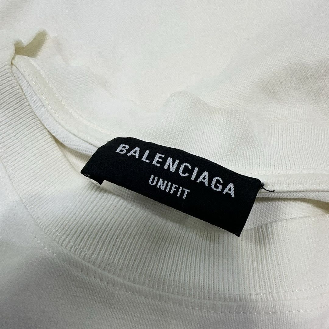 Balenciaga Balenciaga Unifit Logo T-Shirt Size XL Size US XL / EU 56 / 4 - 5 Thumbnail
