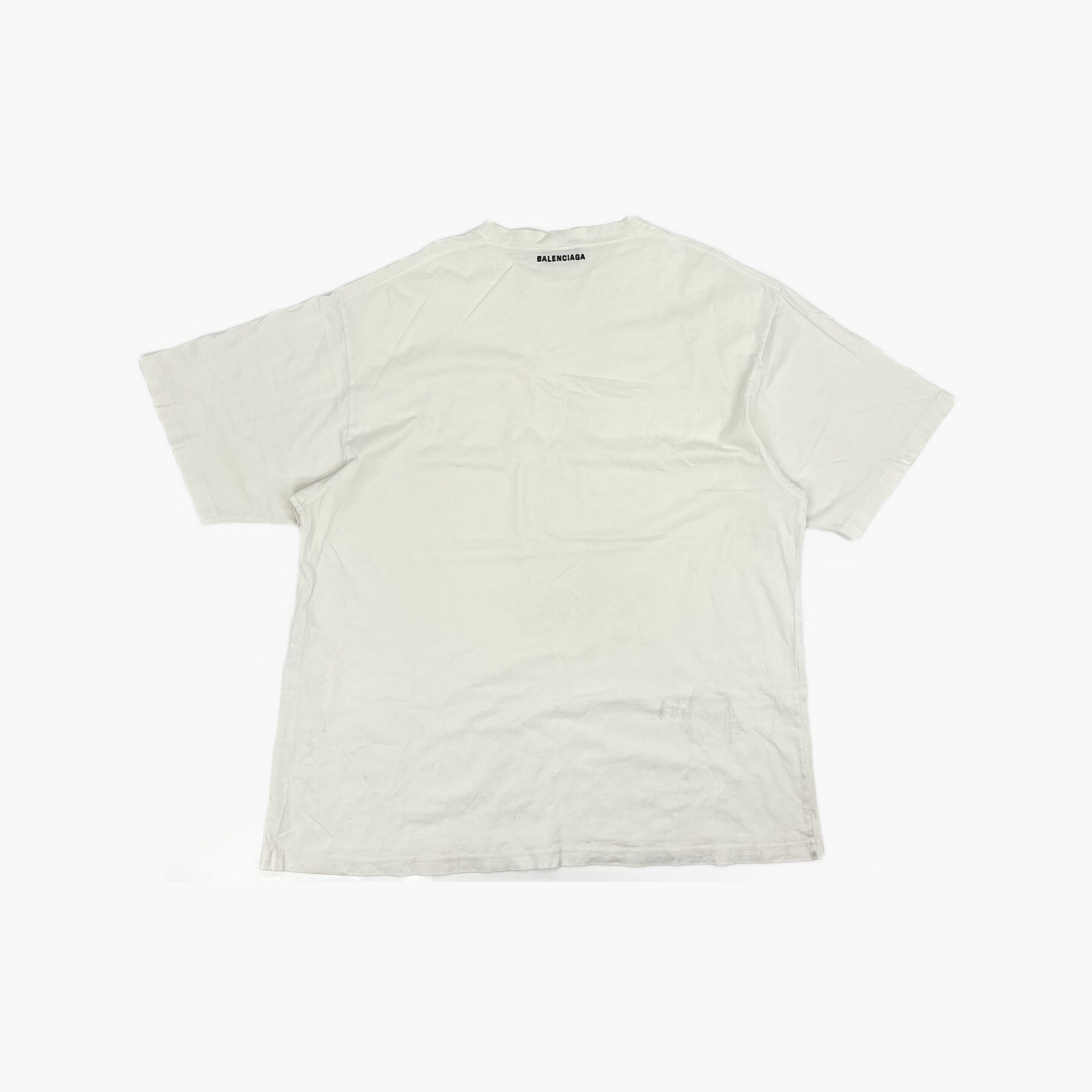 Balenciaga Balenciaga Unifit Logo T-Shirt Size XL Size US XL / EU 56 / 4 - 2 Thumbnail