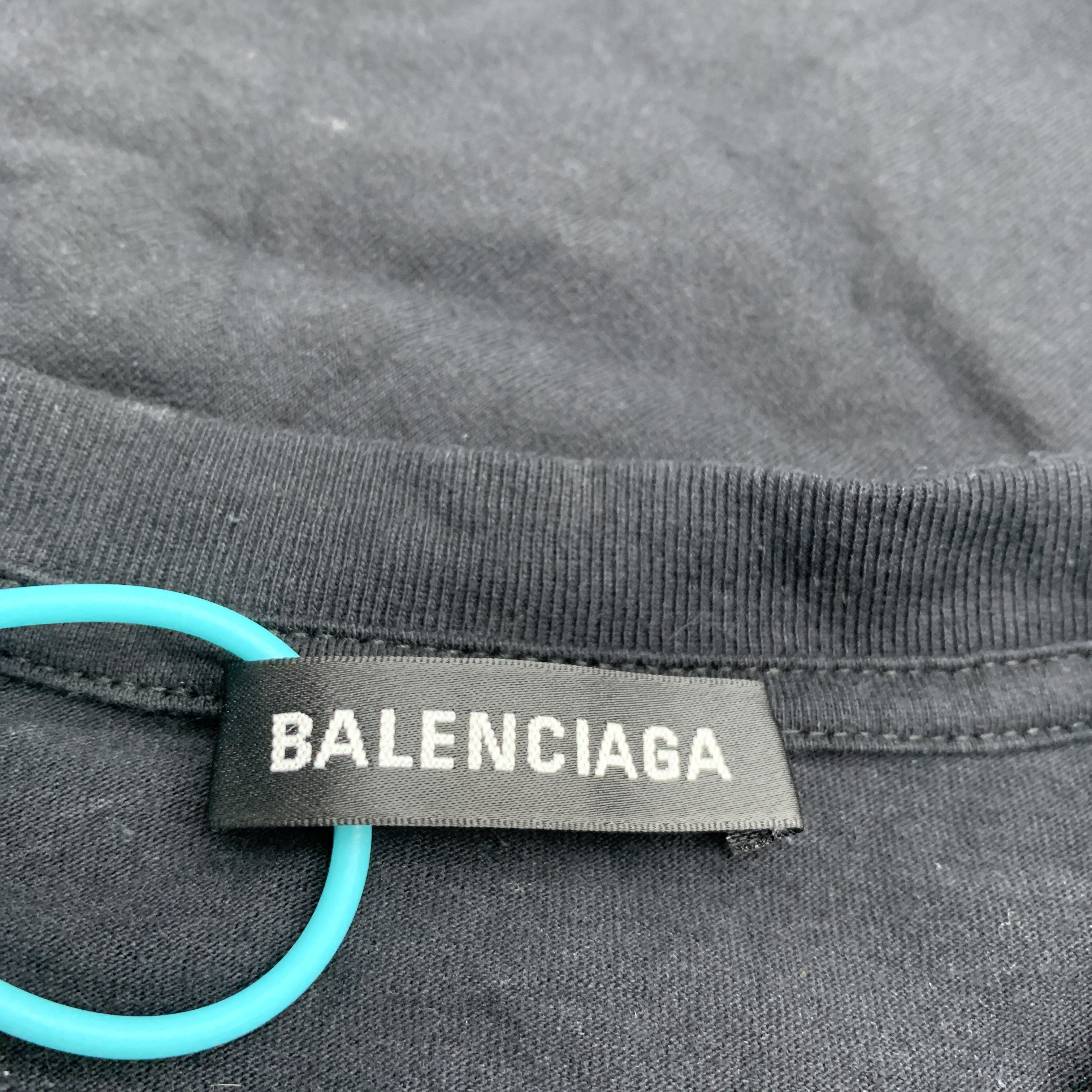 Balenciaga Balenciaga Logo T-Shirt Size M Size US M / EU 48-50 / 2 - 2 Thumbnail