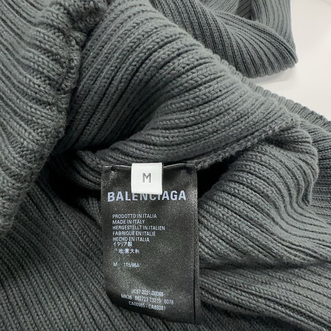 Balenciaga Balenciaga Logo Knit Sweater Size M Size M / US 6-8 / IT 42-44 - 4 Thumbnail