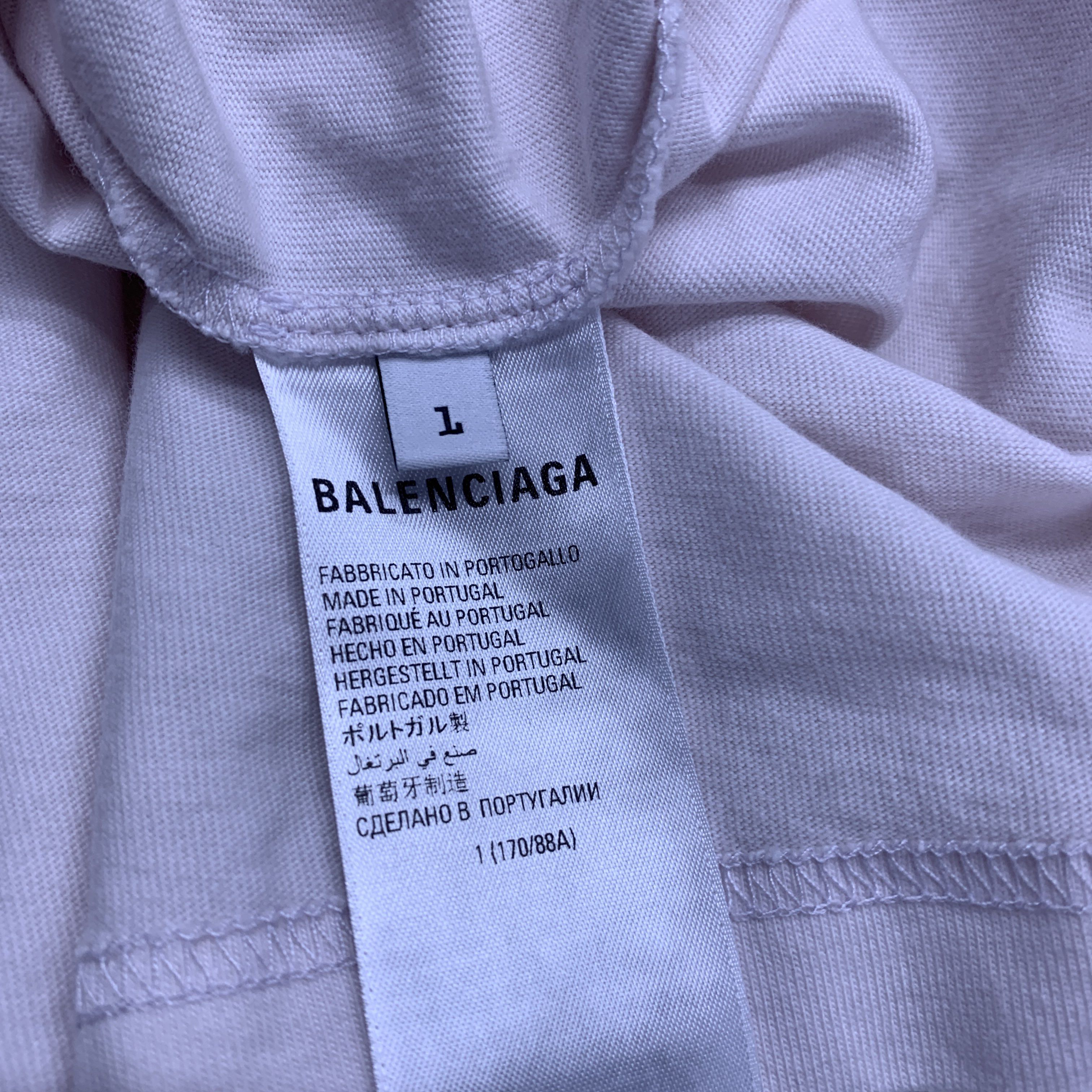 Balenciaga Balenciaga Logo Print Short Sleeve T-Shirt Size S Size US S / EU 44-46 / 1 - 3 Thumbnail