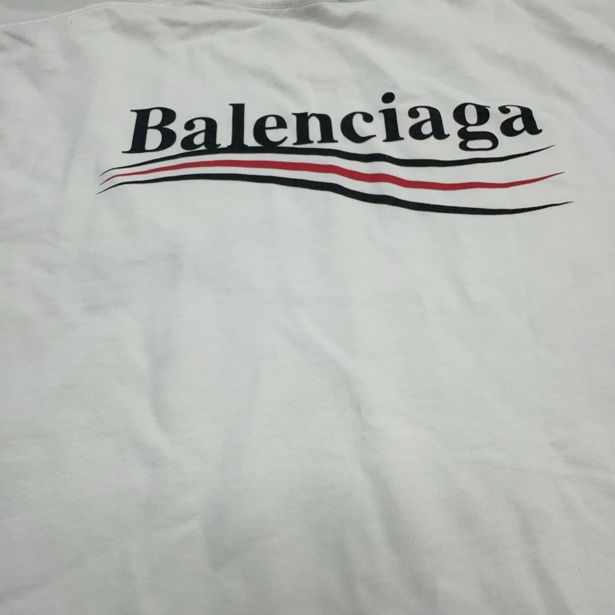 Balenciaga Balenciaga Wave Logo T-Shirt Size S Size S / US 4 / IT 40 - 6 Thumbnail