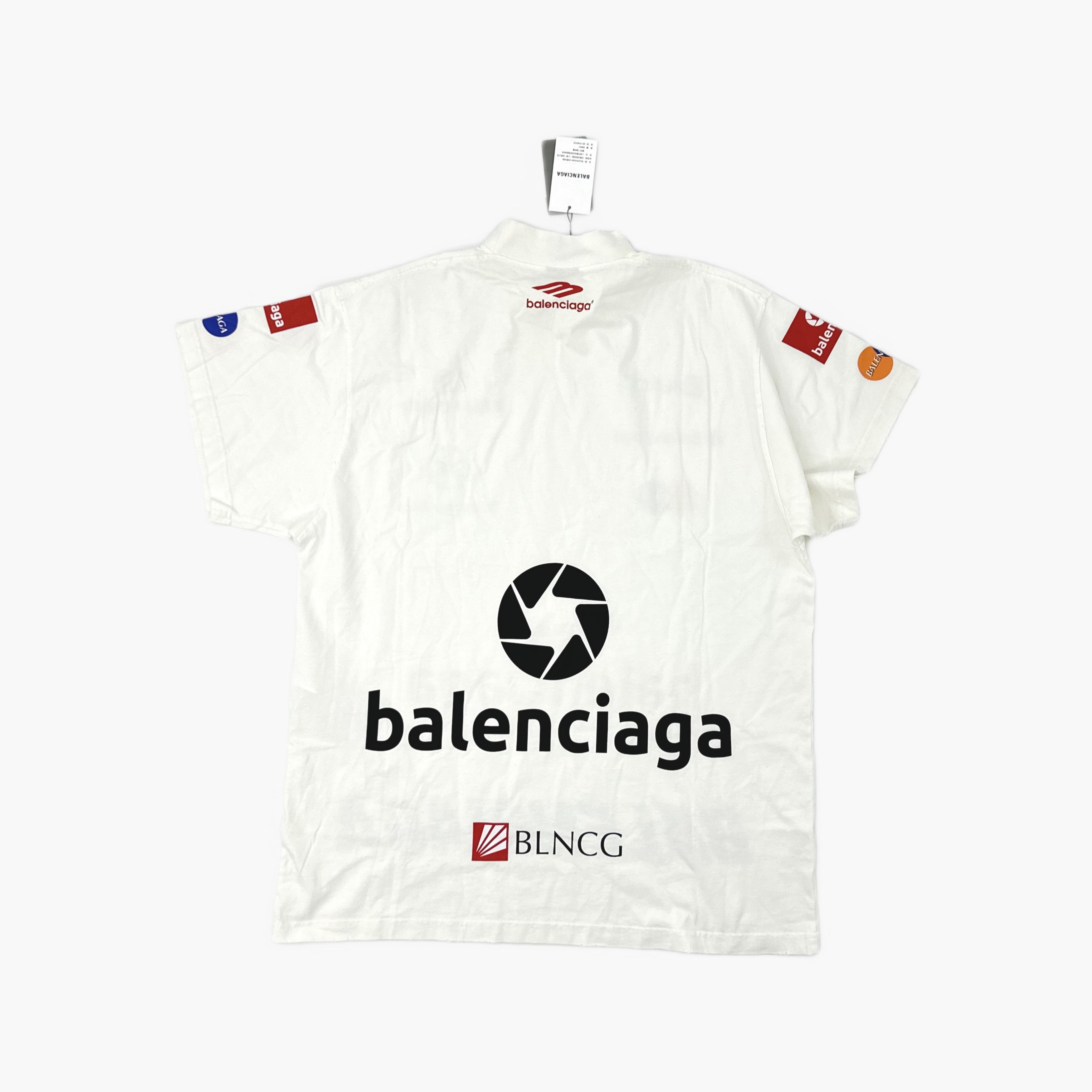 Balenciaga Balenciaga Graphic Logo Short Sleeve T-Shirt Size 2 Size US M / EU 48-50 / 2 - 2 Thumbnail