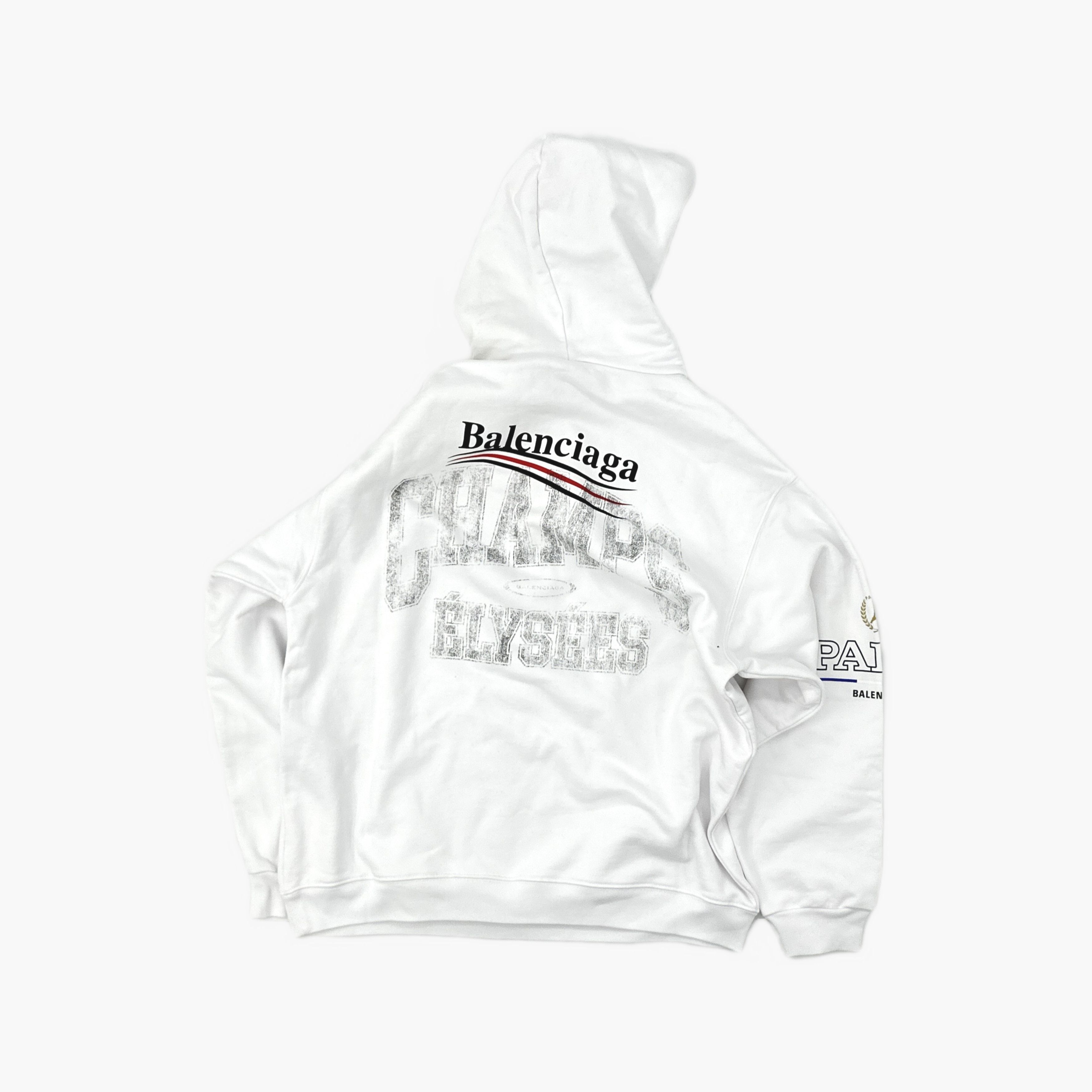 Balenciaga Balenciaga I Love Paris Graphic Hoodie Size M Size US M / EU 48-50 / 2 - 2 Thumbnail