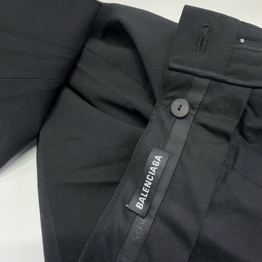 Balenciaga Balenciaga Black Tailored Trousers Size 44 Size US 28 / EU 44 - 5 Thumbnail