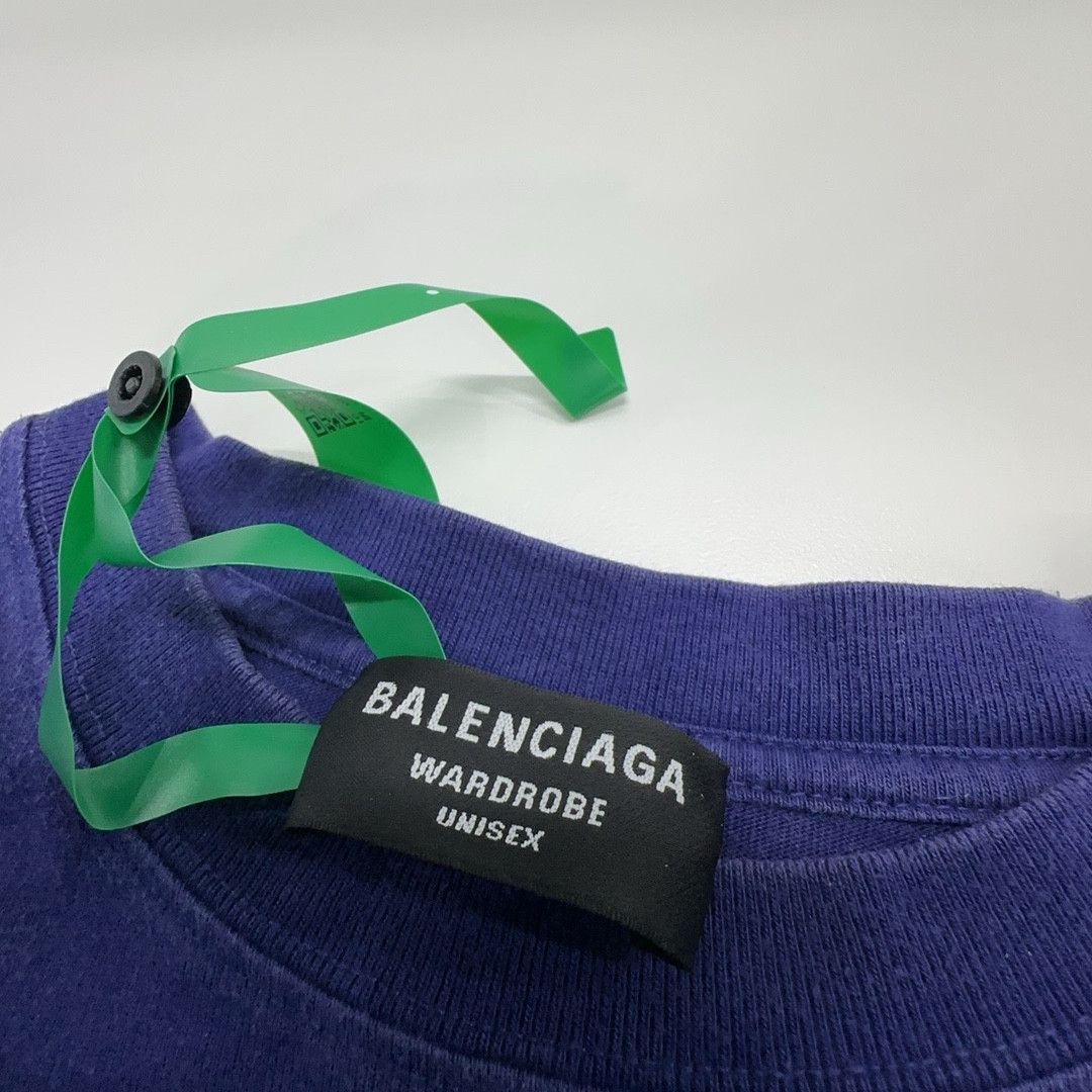 Balenciaga Balenciaga Logo Short Sleeve T-Shirt Size M Size US M / EU 48-50 / 2 - 3 Thumbnail