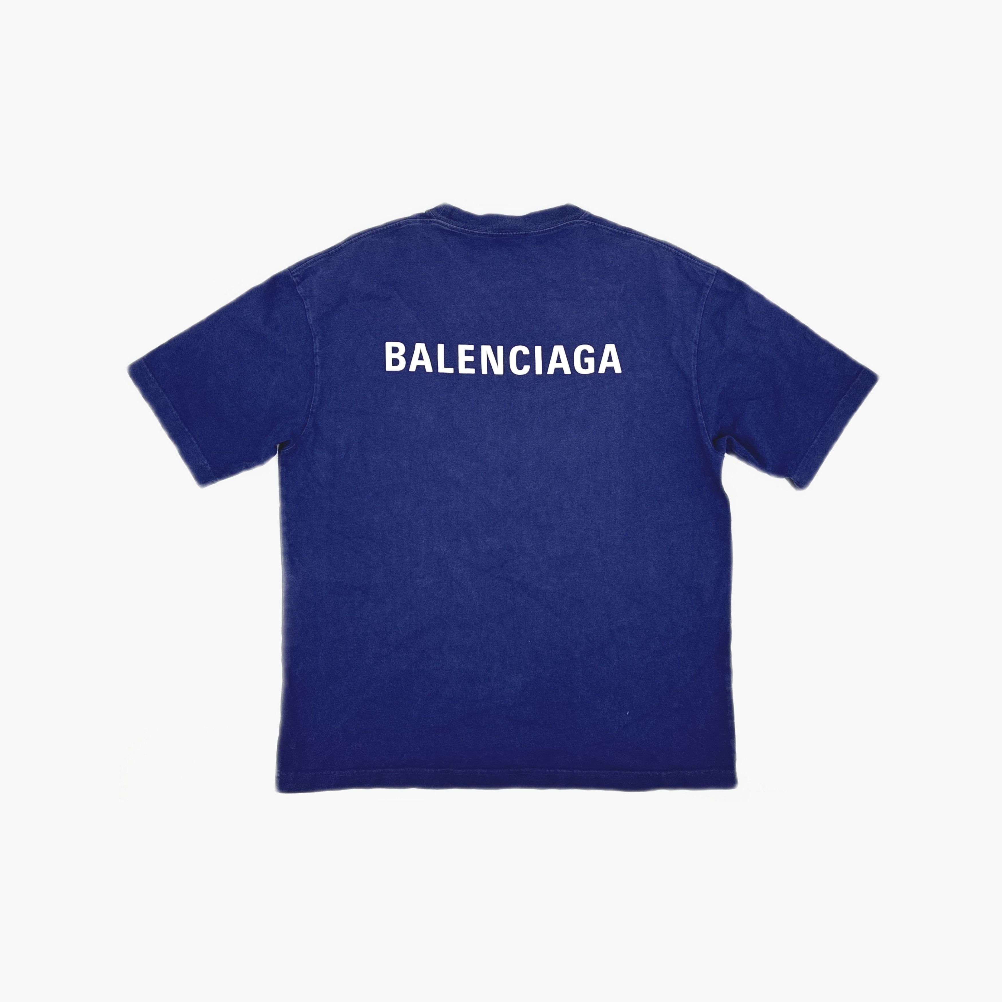 Balenciaga Balenciaga Logo Short Sleeve T-Shirt Size M Size US M / EU 48-50 / 2 - 2 Thumbnail