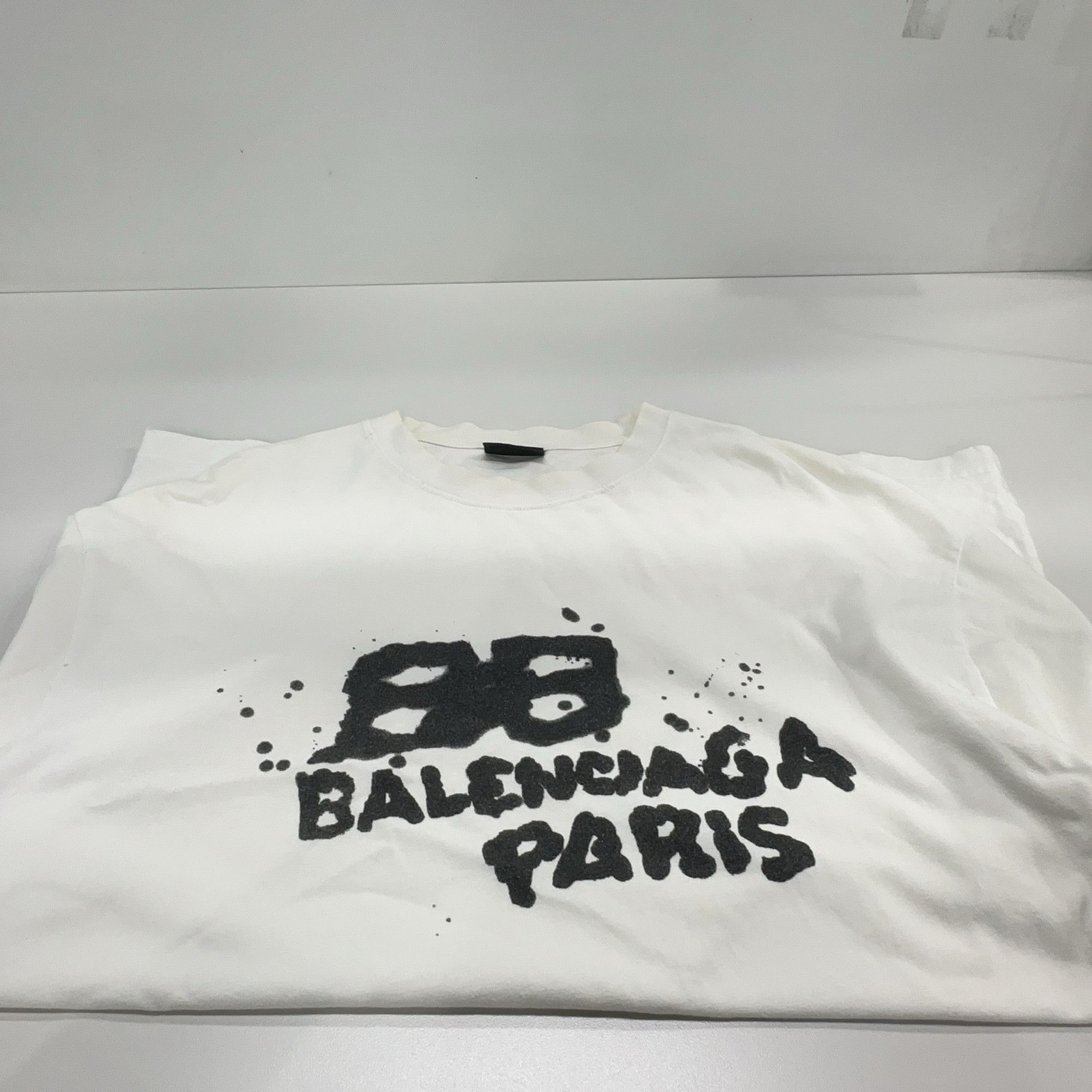 Balenciaga Balenciaga Logo Graphic T-Shirt Size M Size US M / EU 48-50 / 2 - 13 Thumbnail