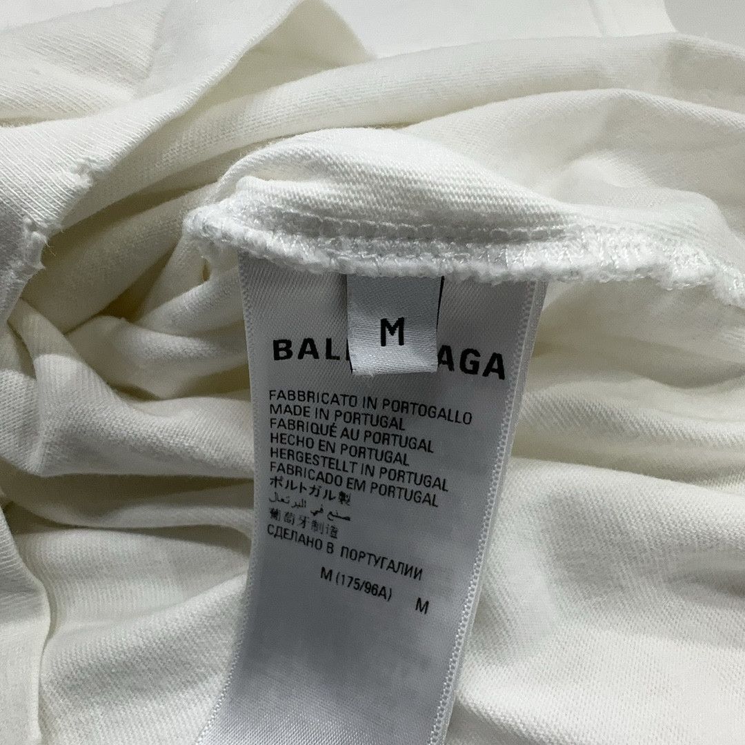 Balenciaga Balenciaga Logo Graphic T-Shirt Size M Size US M / EU 48-50 / 2 - 6 Thumbnail